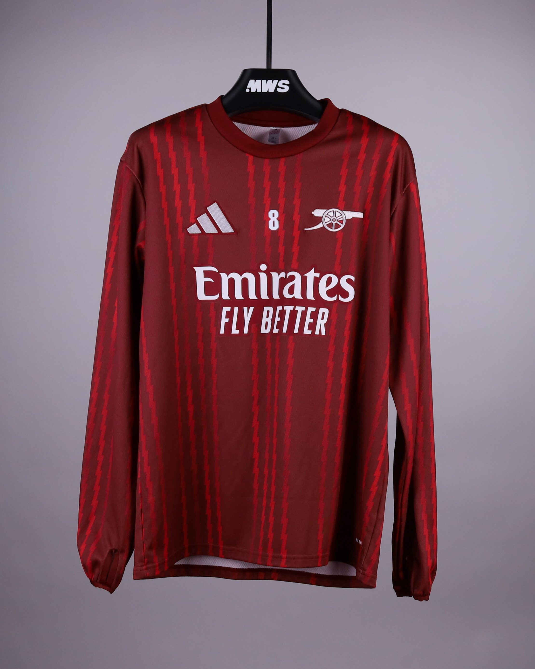 Martin Ødegaard | Long Sleeve Prematch Shirt | MatchWornShirt