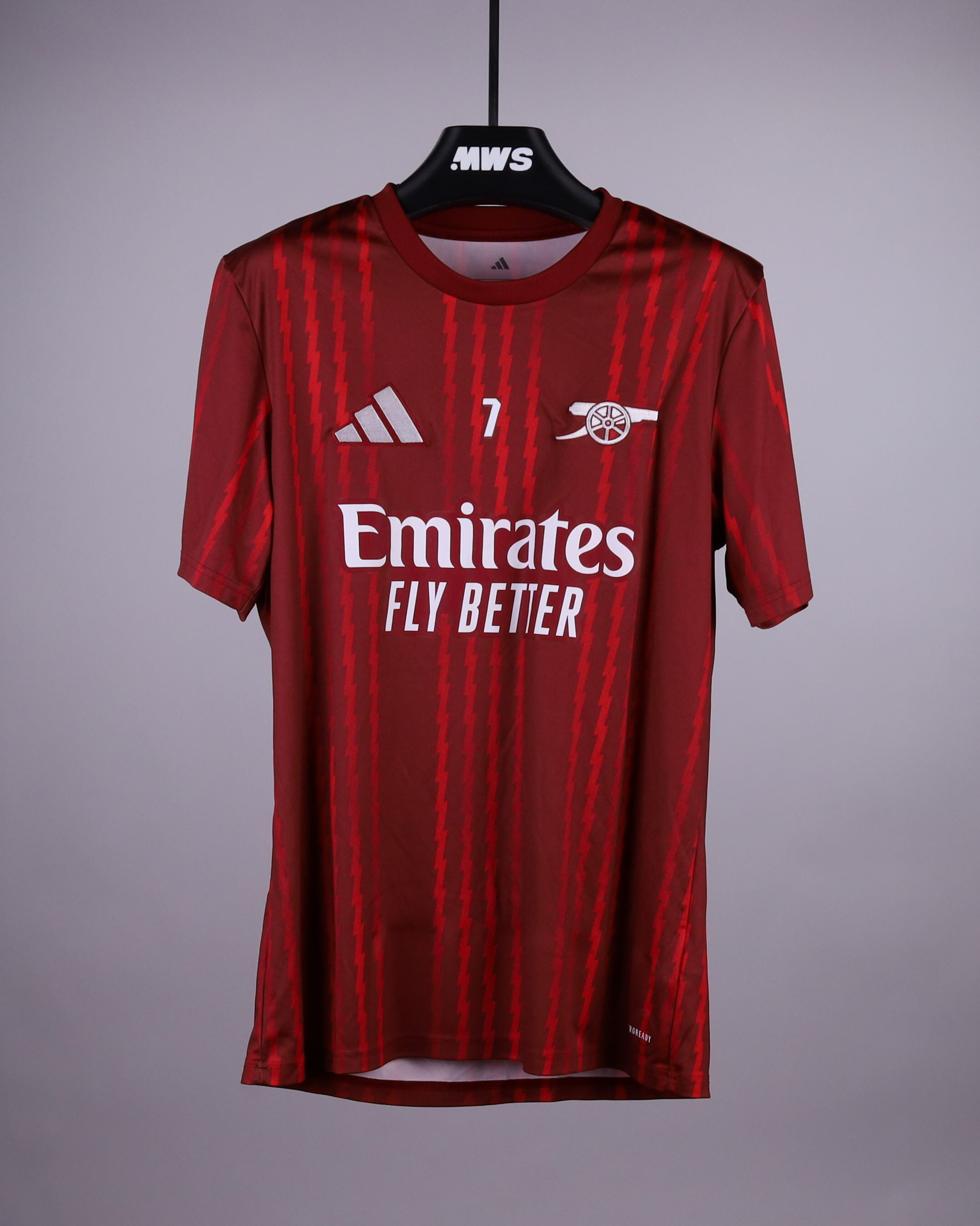 SAKA☆ページ Bukayo Saka | Short Sleeve Prematch Shirt | MatchWornShirt