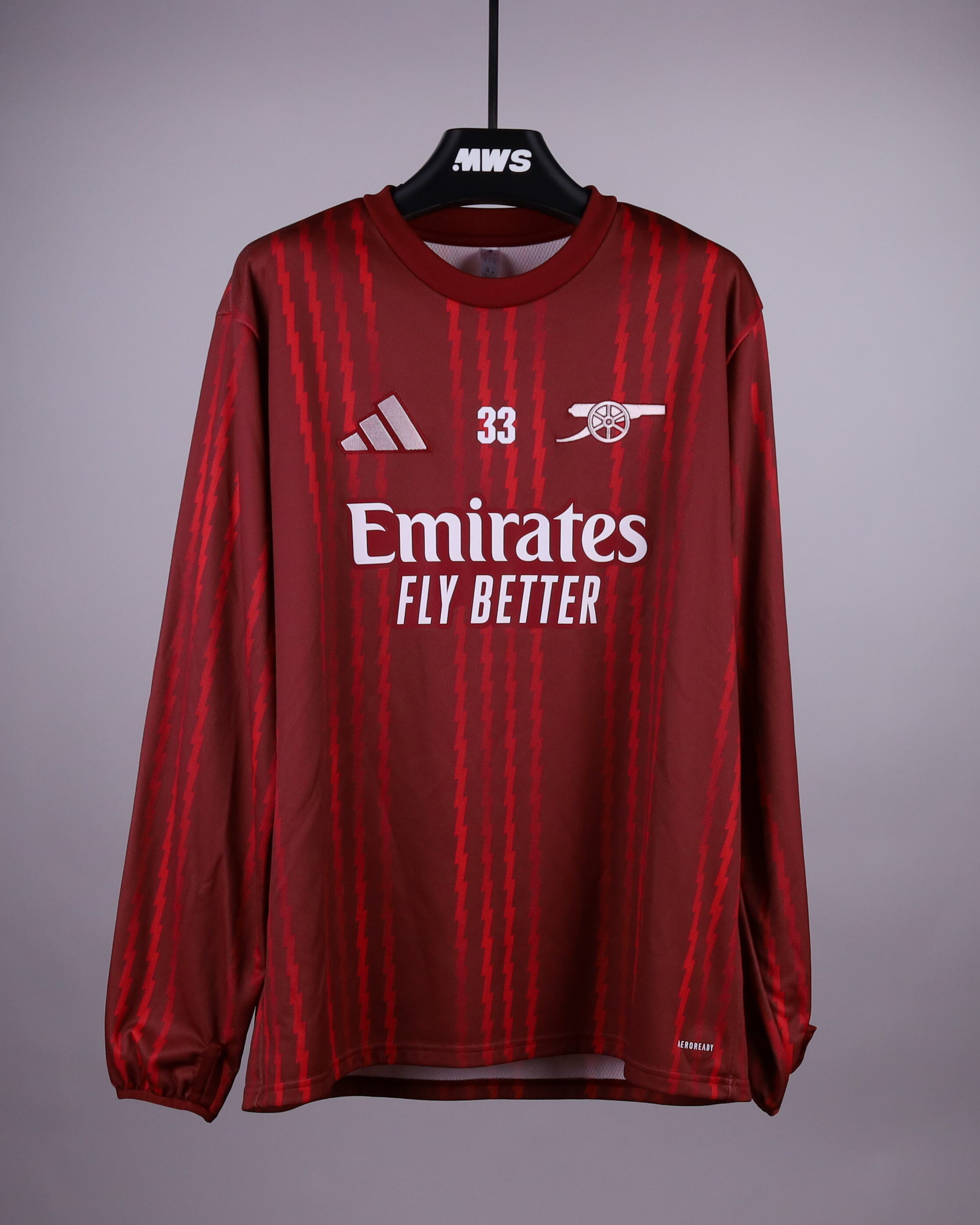 Riccardo Calafiori | Long Sleeve Prematch Shirt | MatchWornShirt