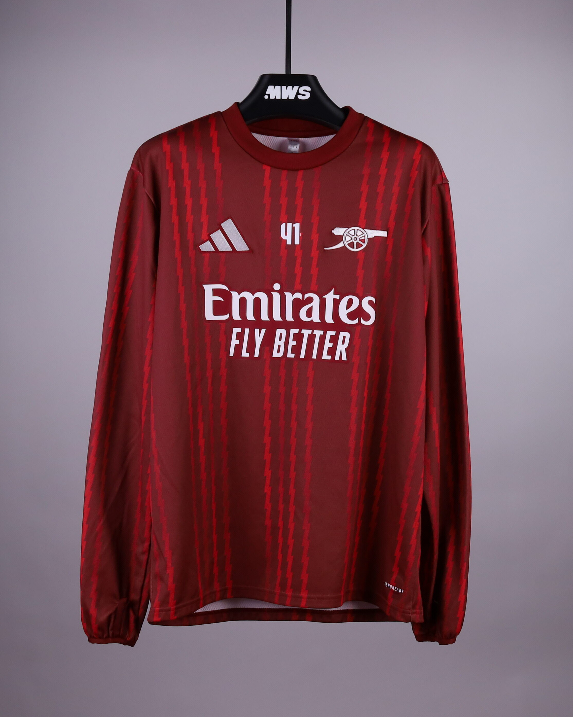Declan Rice | Long Sleeve Prematch Shirt | MatchWornShirt