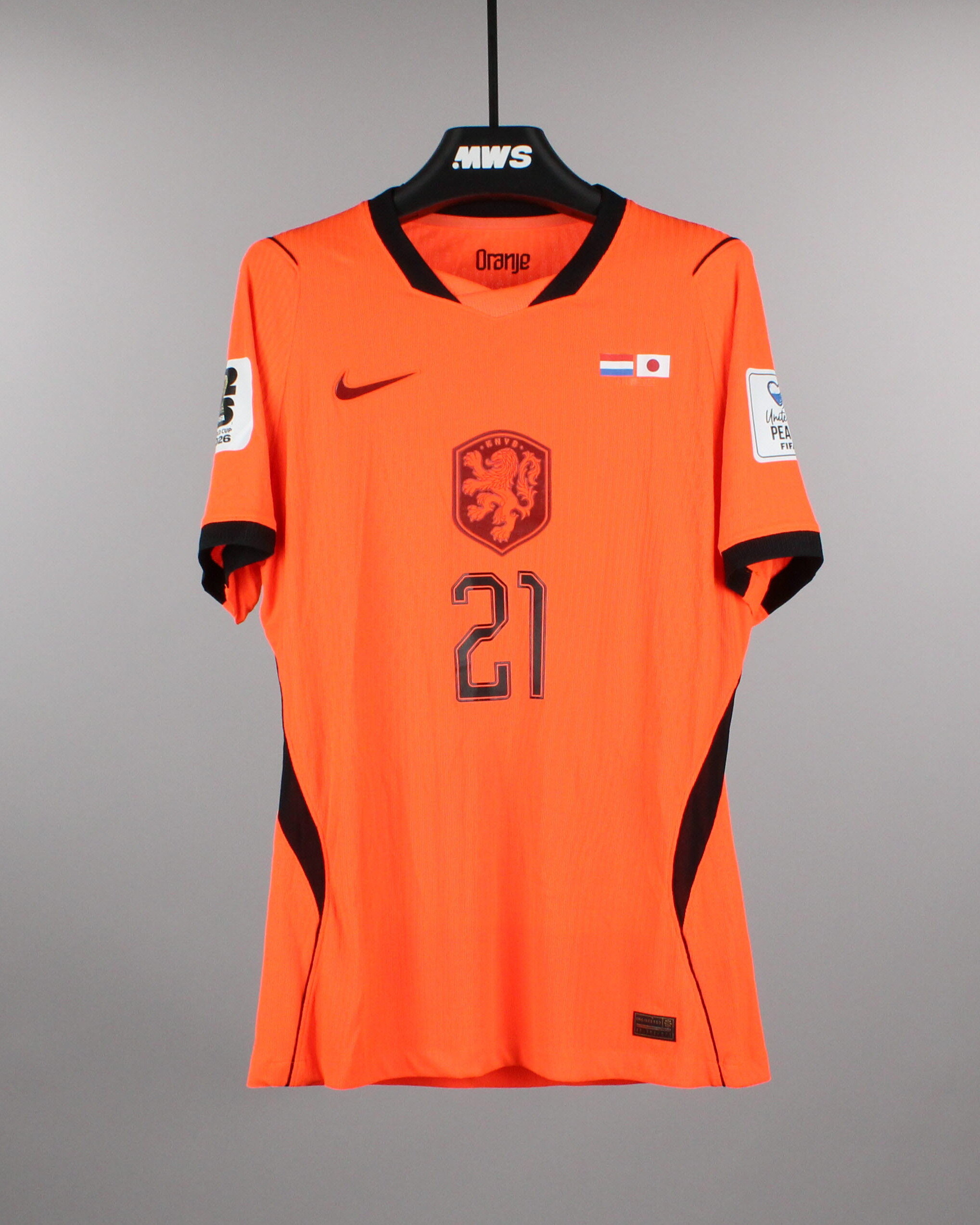 Frenkie de Jong | Netherlands - Japan | MatchWornShirt
