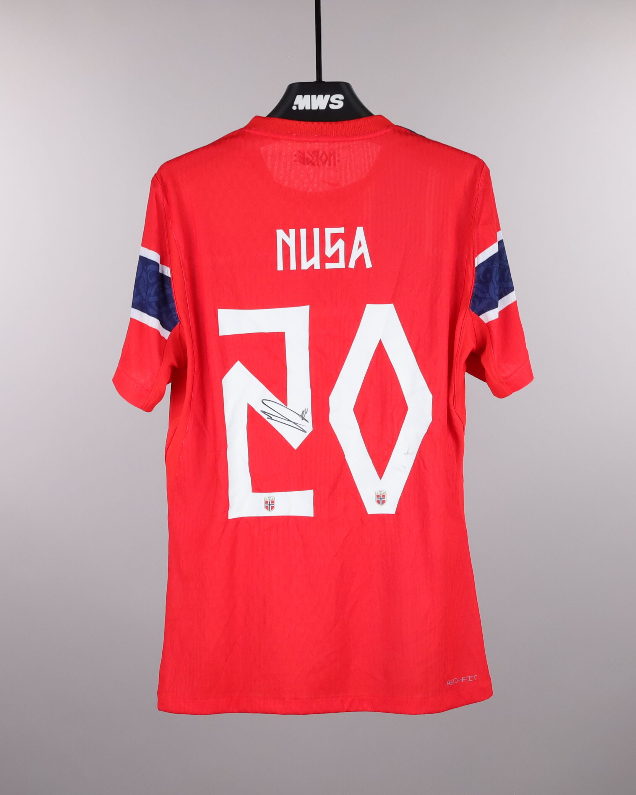Antonio Nusa | Iraq - Norway | MatchWornShirt