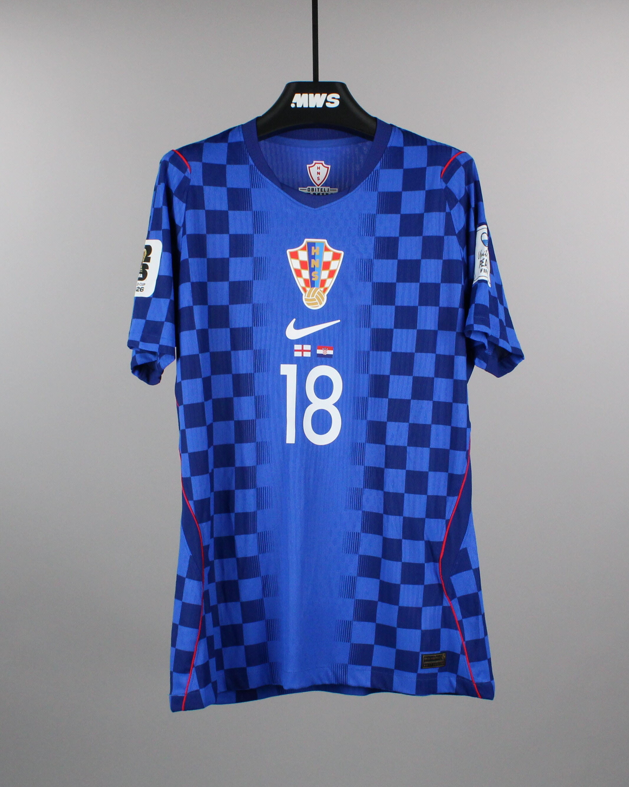 ウェア 17-18 Croatia  kit Kristijan Jakić | England - Croatia | MatchWornShirt
