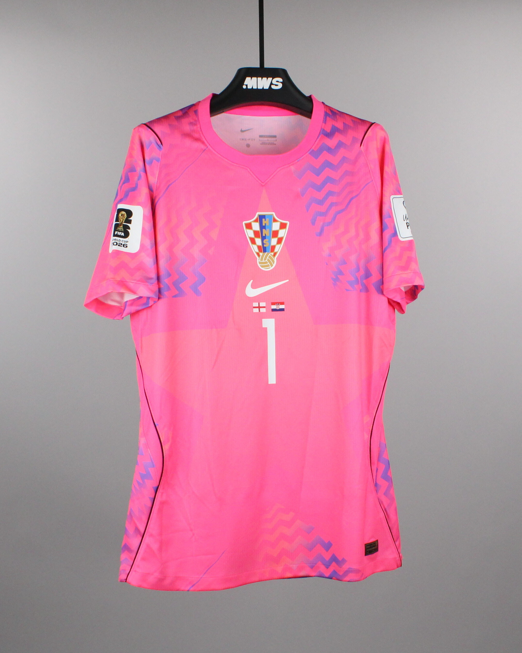 Dominik Livaković | England - Croatia | MatchWornShirt