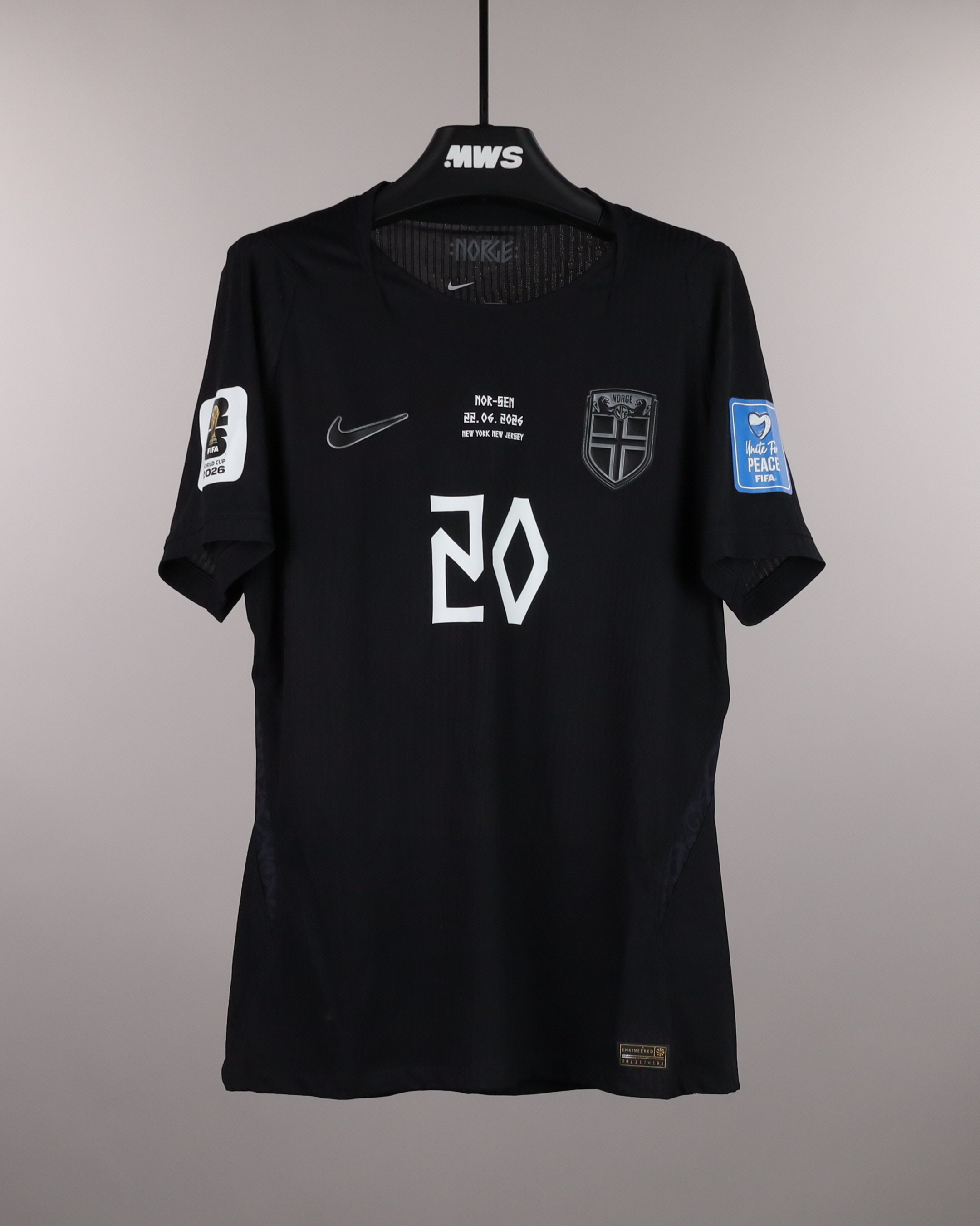 Antonio Nusa | Norway - Senegal | MatchWornShirt
