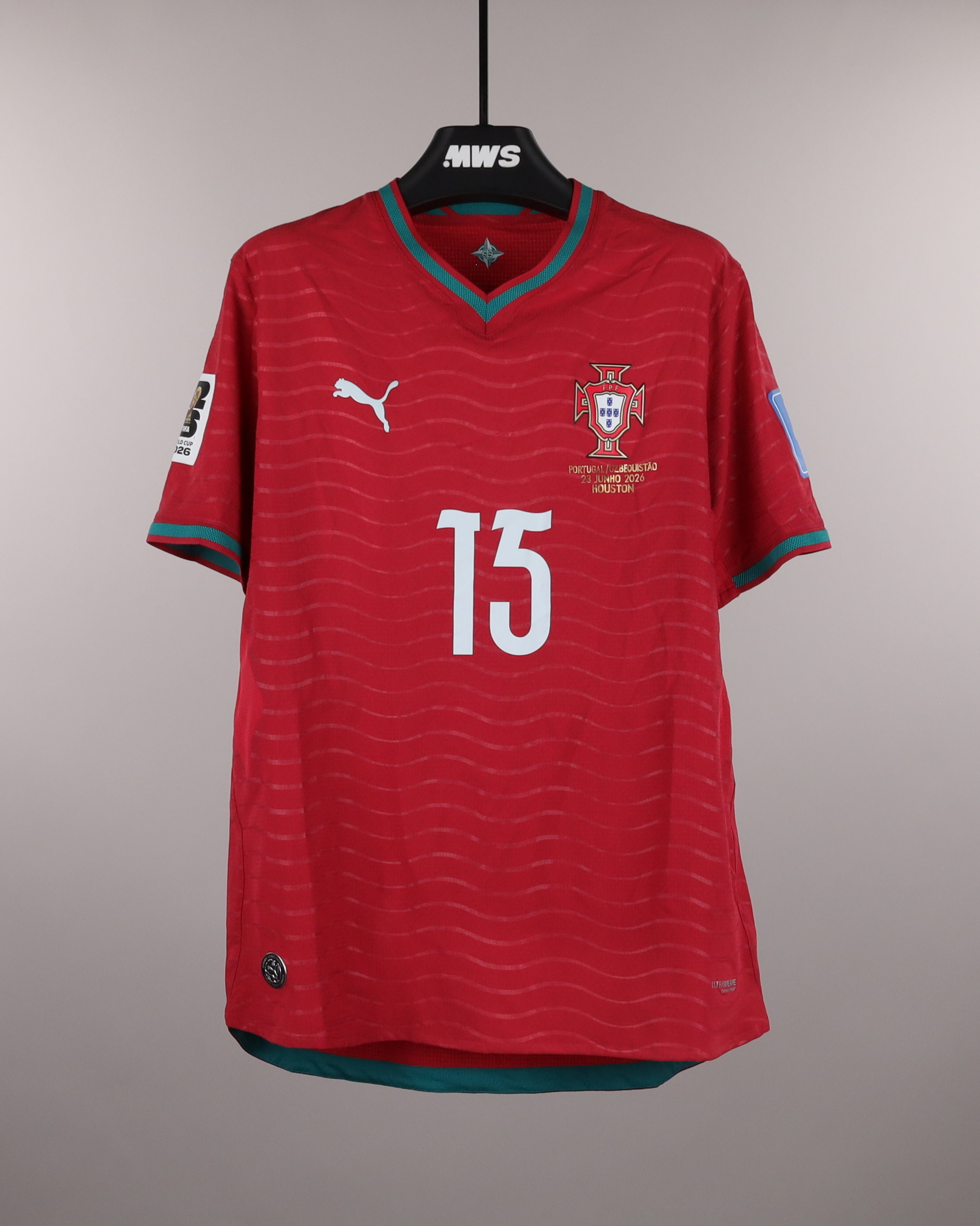 João Neves | Portugal - Uzbekistan | MatchWornShirt