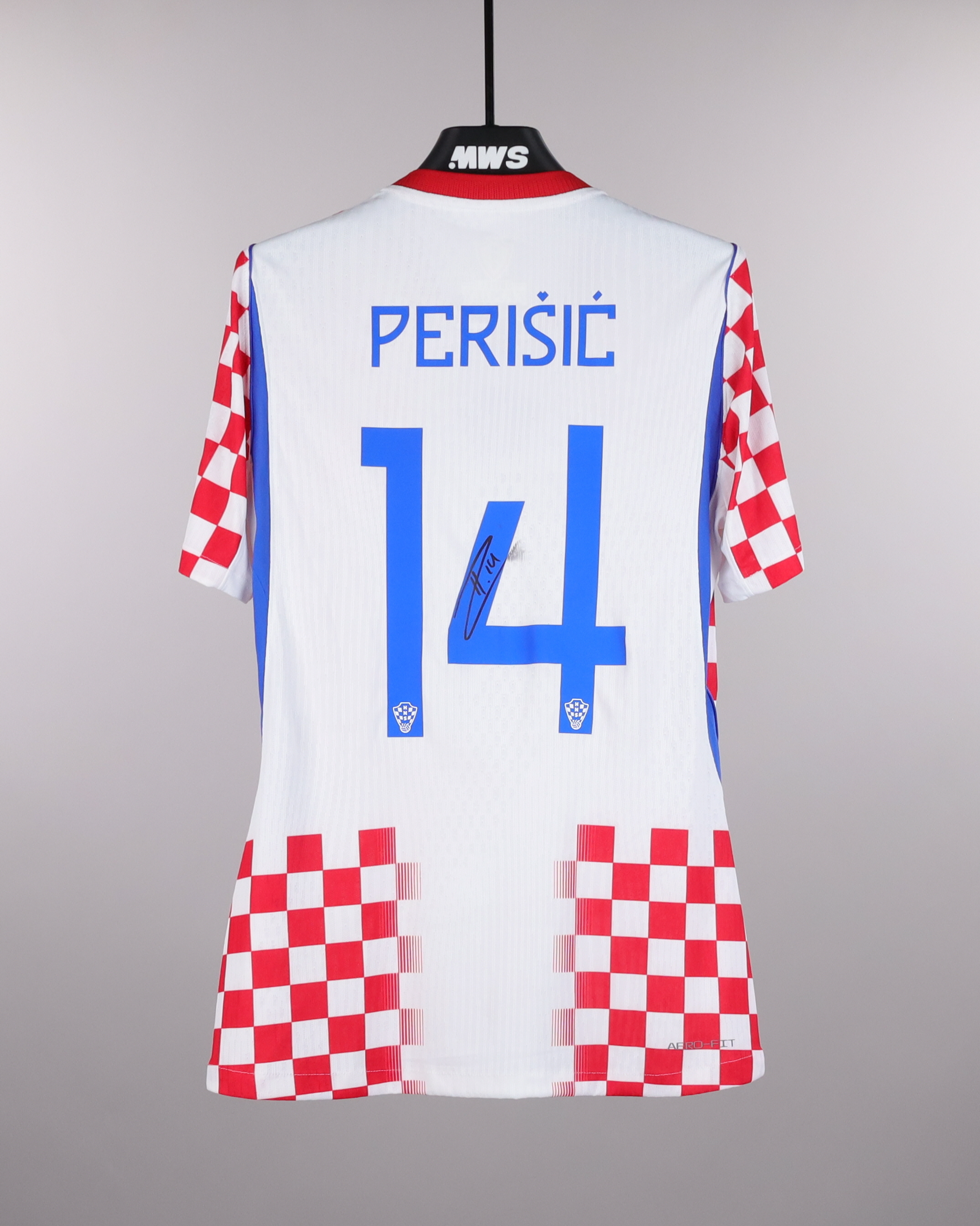 直筆サイン入りユニフォーム イワン・ペリシック Perisic クロアチア代表 Ivan Perišić | Panama - Croatia | MatchWornShirt