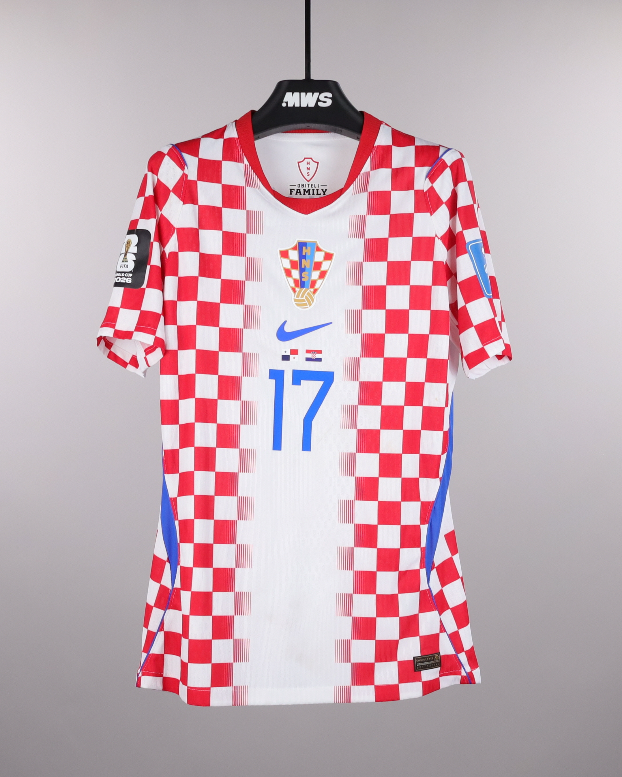 Petar Sučić | Panama - Croatia | MatchWornShirt