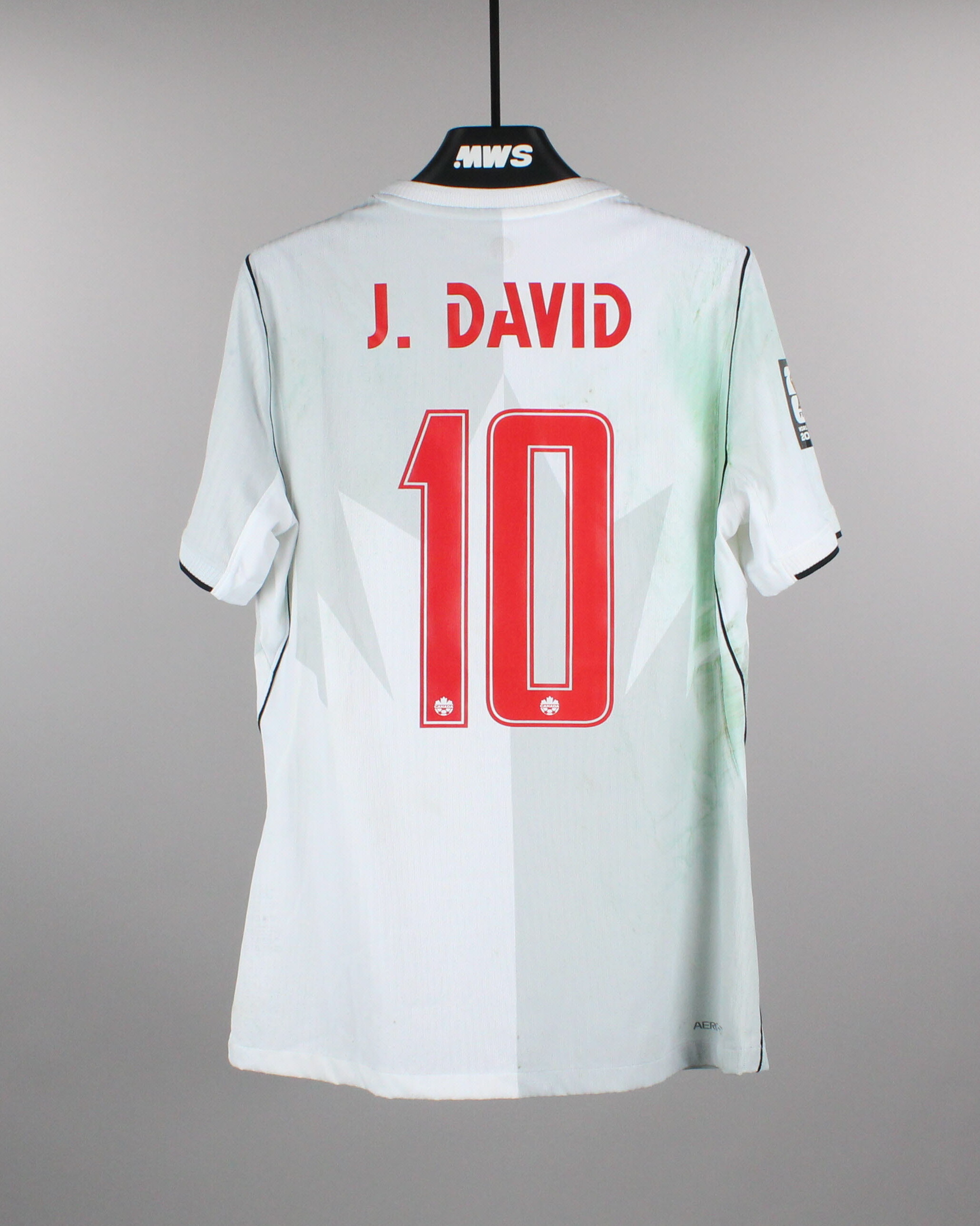 Jonathan David | Switzerland - Canada | MatchWornShirt