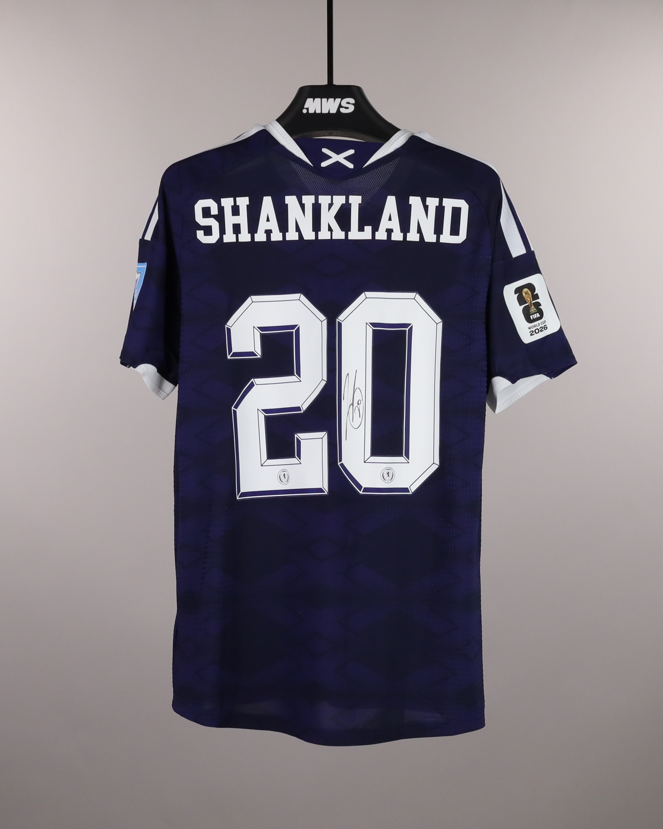 Lawrence Shankland | Scotland - Brazil | MatchWornShirt