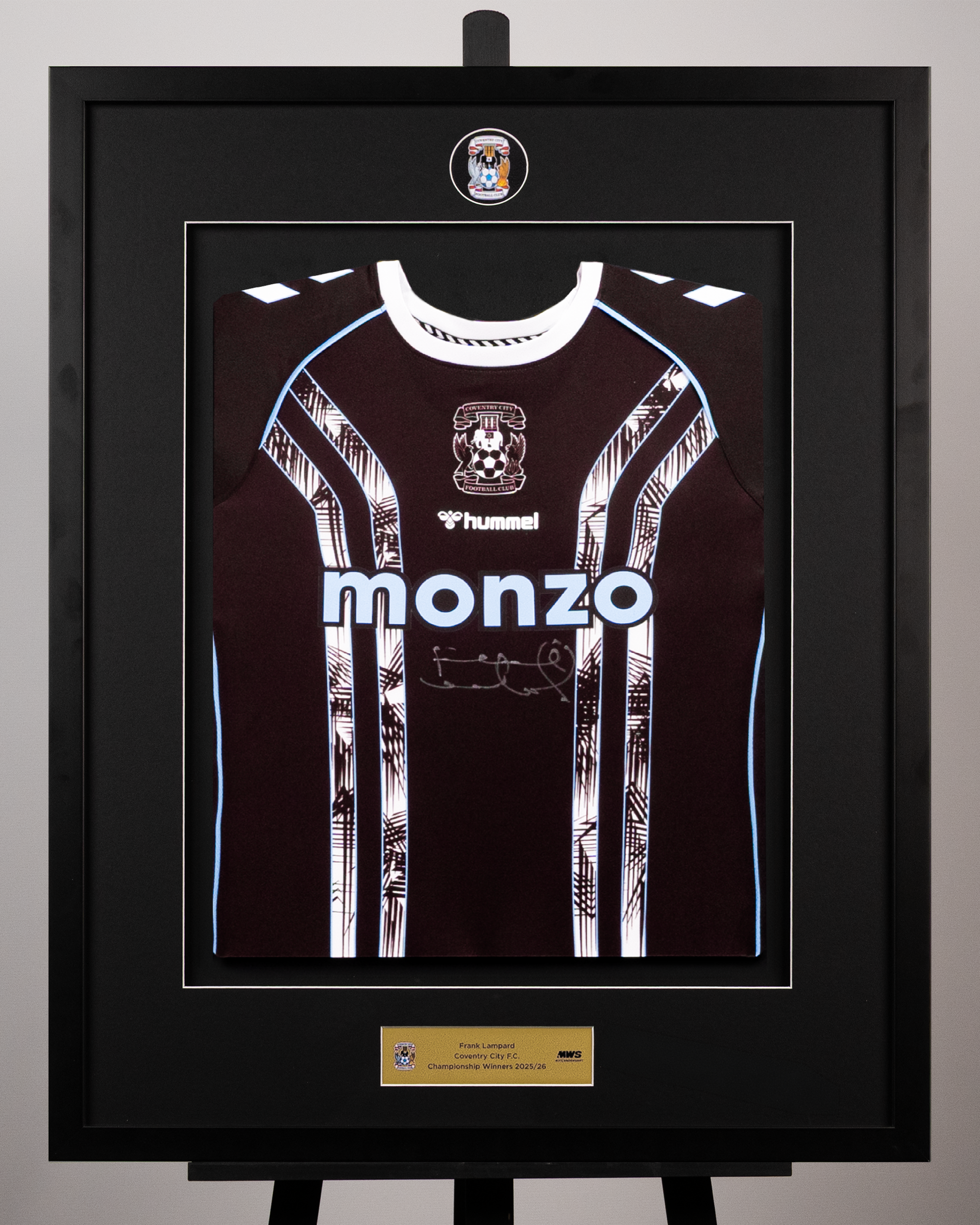 	 Frank Lampard Signed Framed Coventry Fourth Shirt