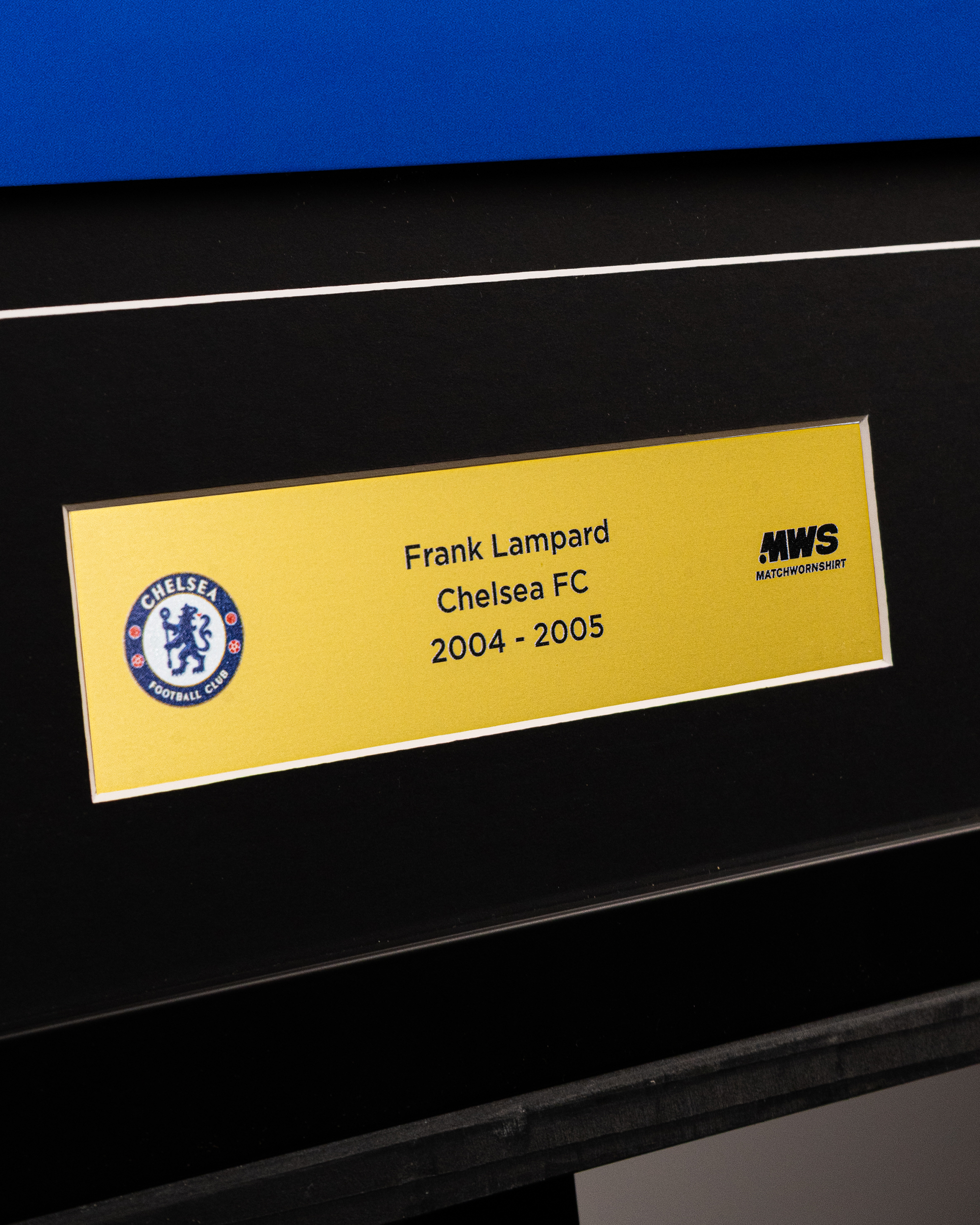 Frank Lampard Signed Framed Chelsea Shirt