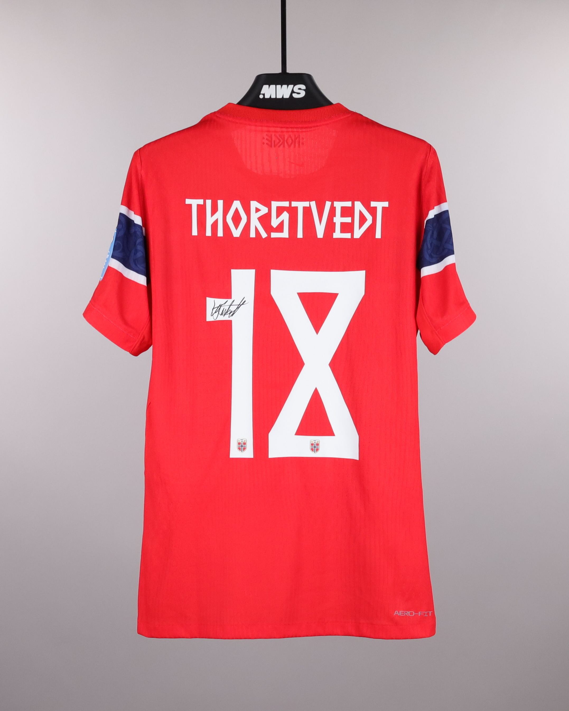 【新品未使用】劇的勝利　サッカー　日本vs ドイツ　マッチdayTシャツ Kristian Thorstvedt | Norway - France | MatchWornShirt