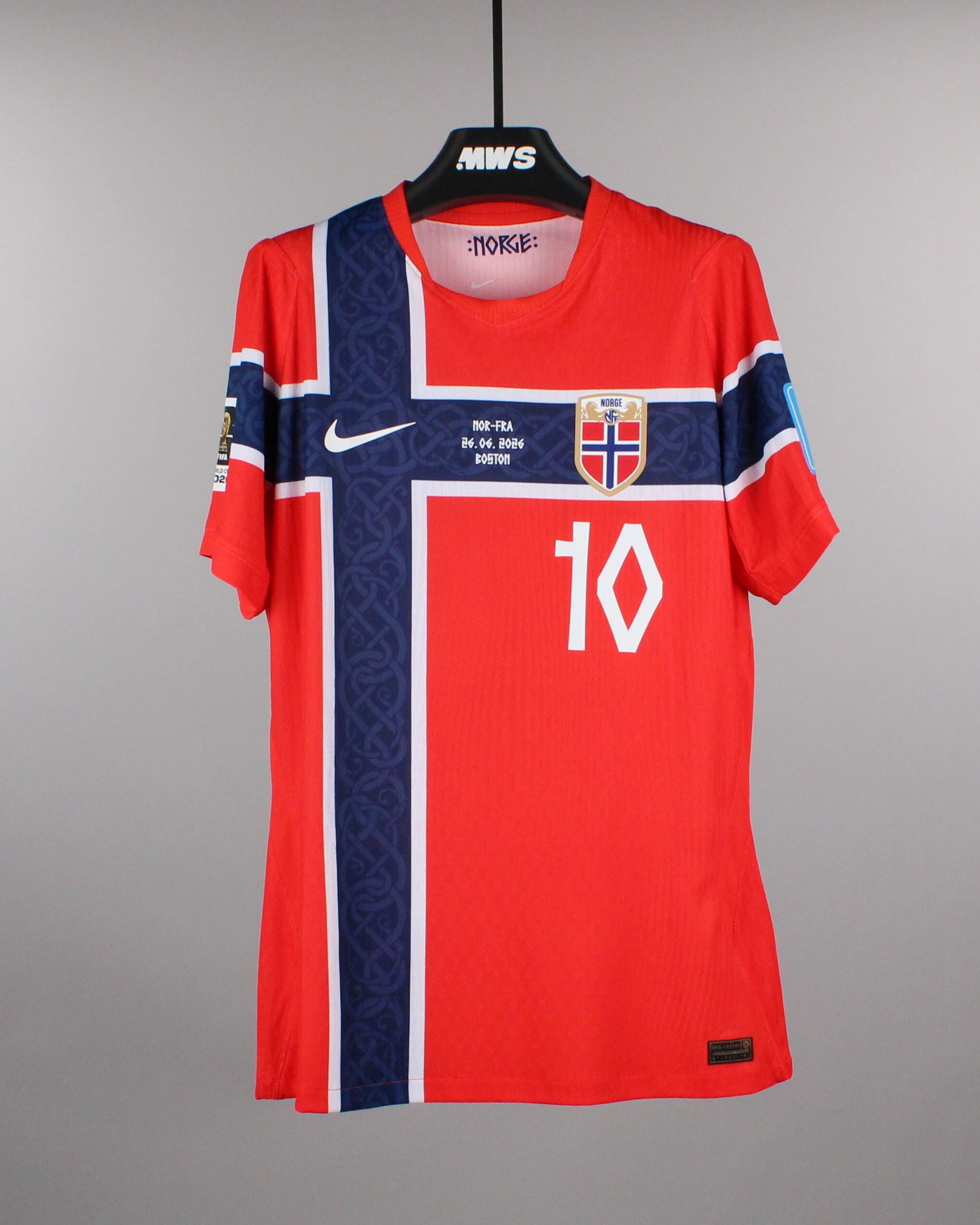 Martin Ødegaard | Norway - France | MatchWornShirt