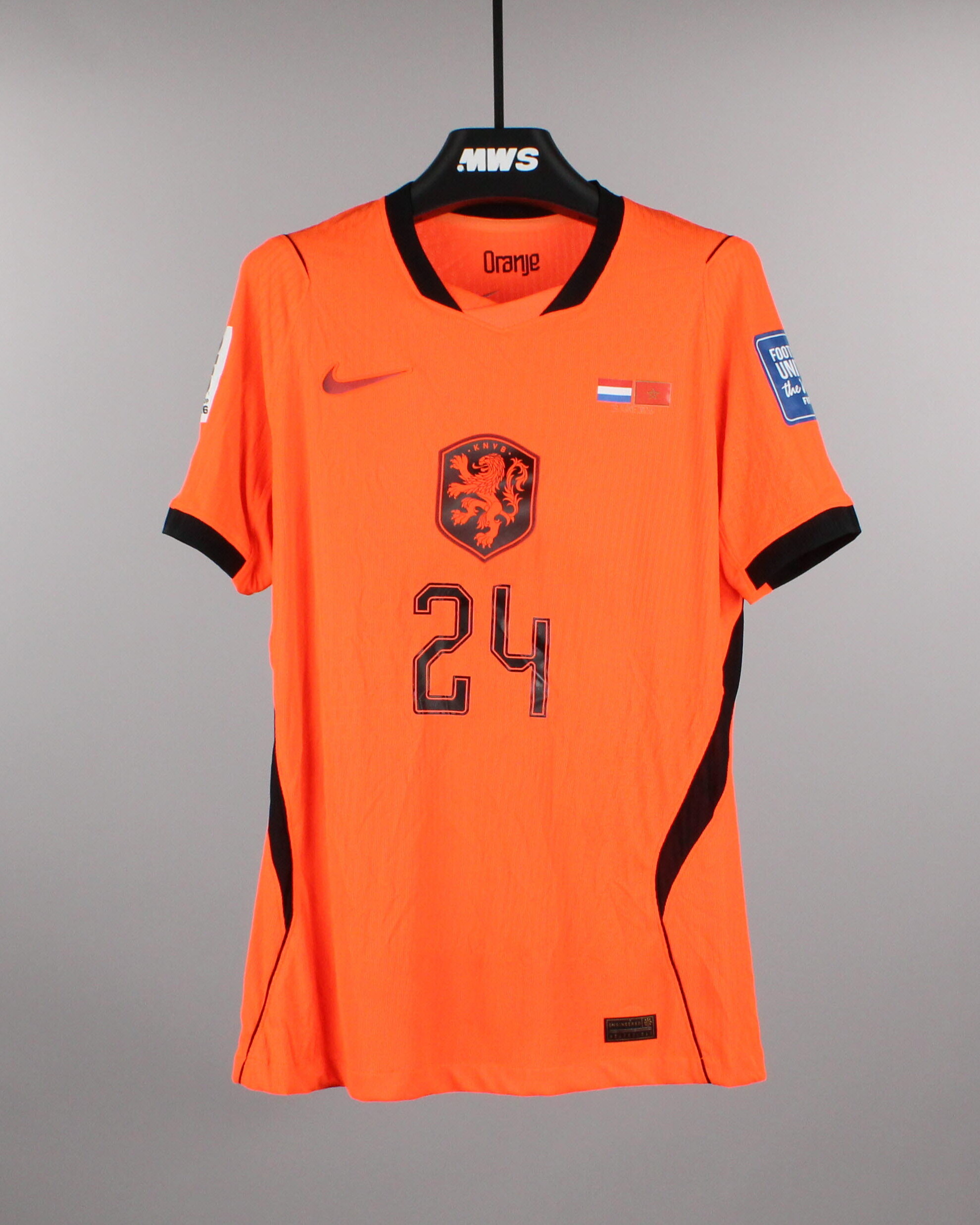 Crysencio Summerville | Netherlands - Morocco | MatchWornShirt