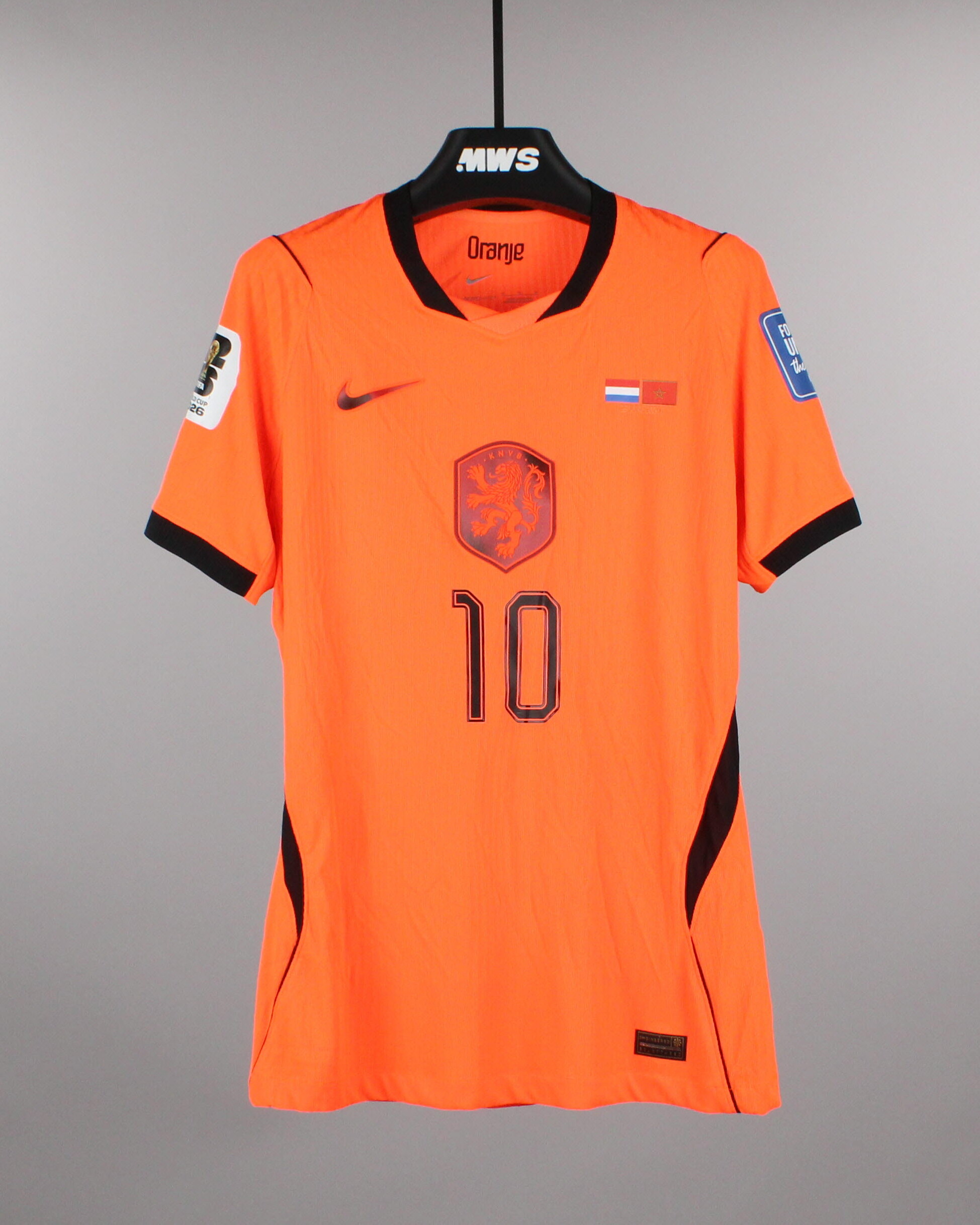 Memphis Depay | Netherlands - Morocco | MatchWornShirt