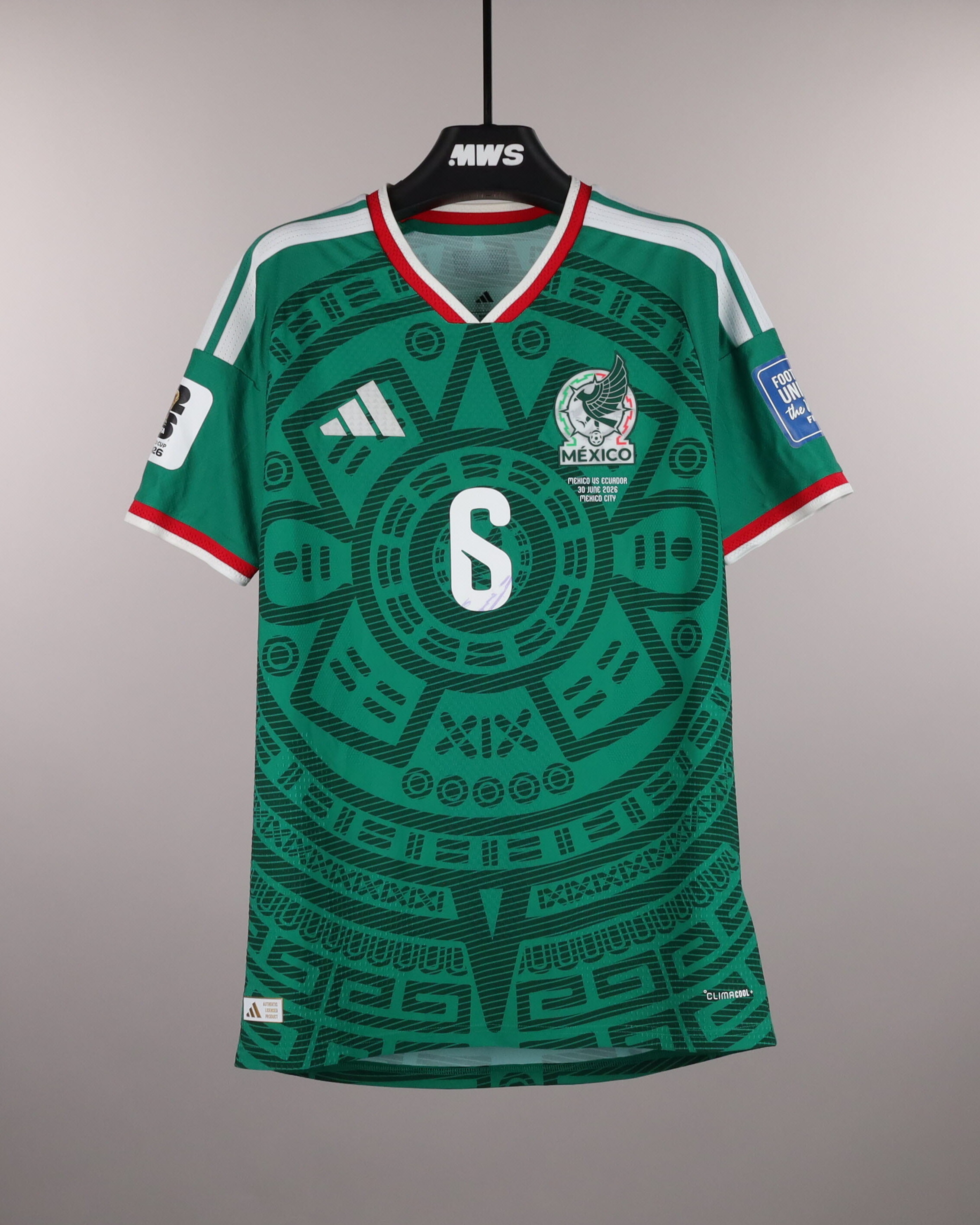 Érik Lira Mexico jersey
