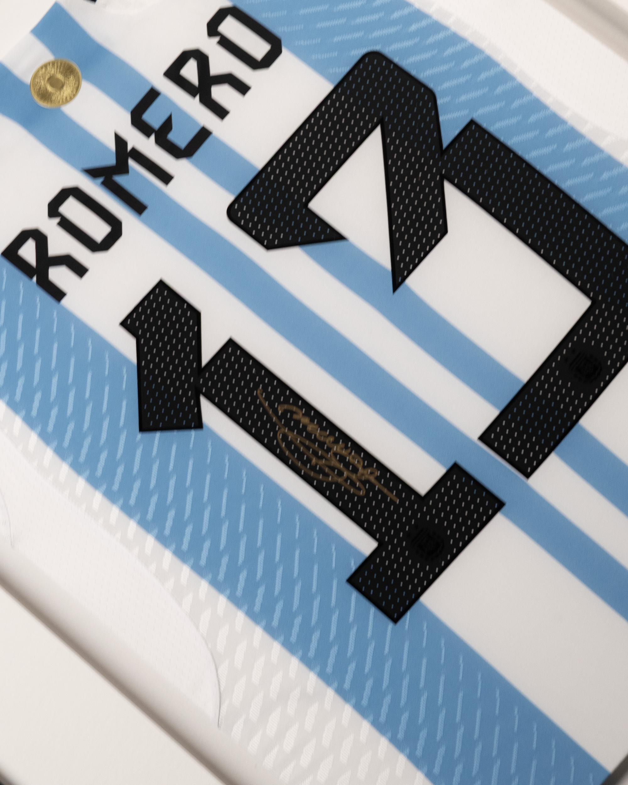 Cristian Romero Signed Framed Shirt - 1