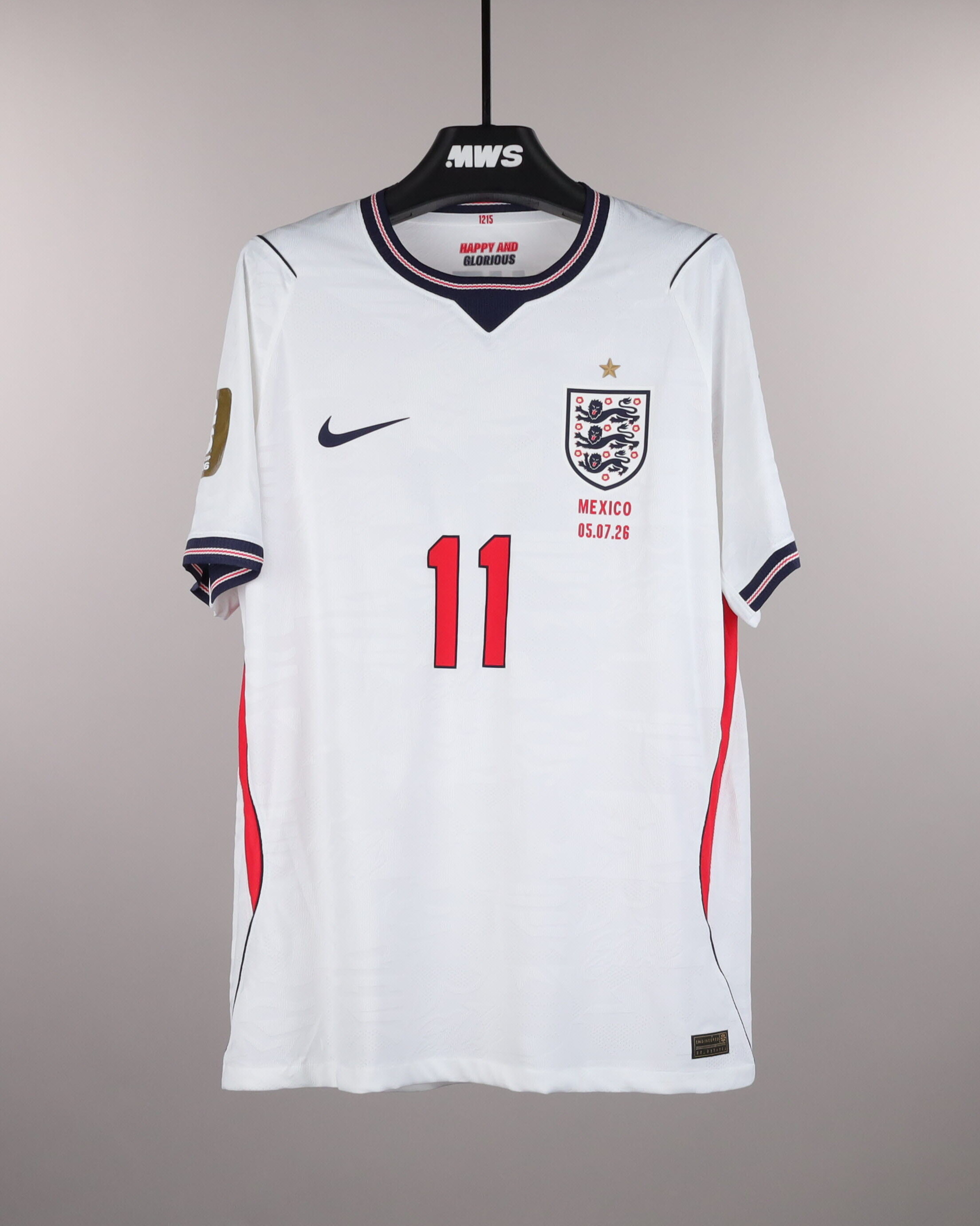 Marcus Rashford | Mexico - England | MatchWornShirt