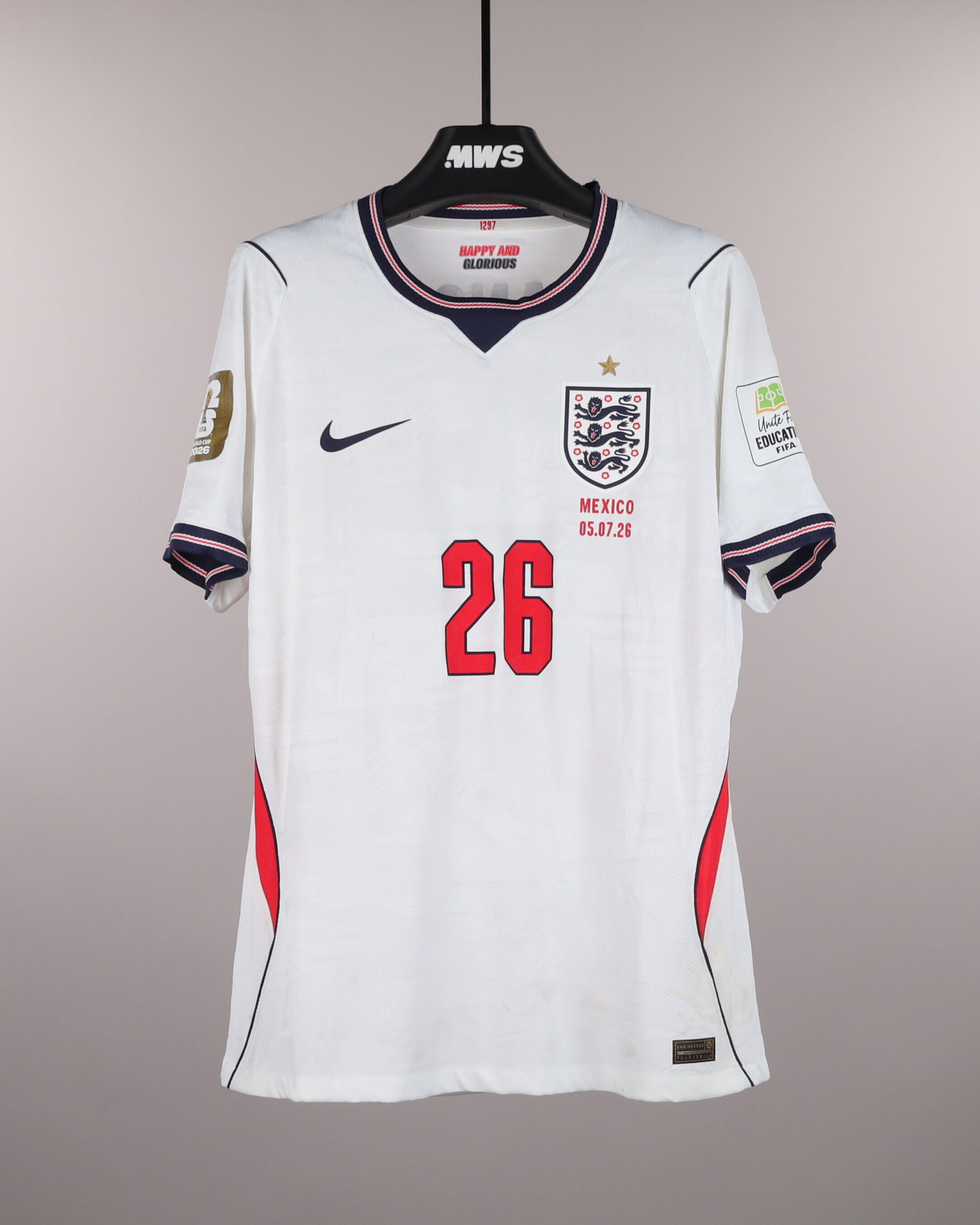 England 팀의 Jarell Quansah 셔츠