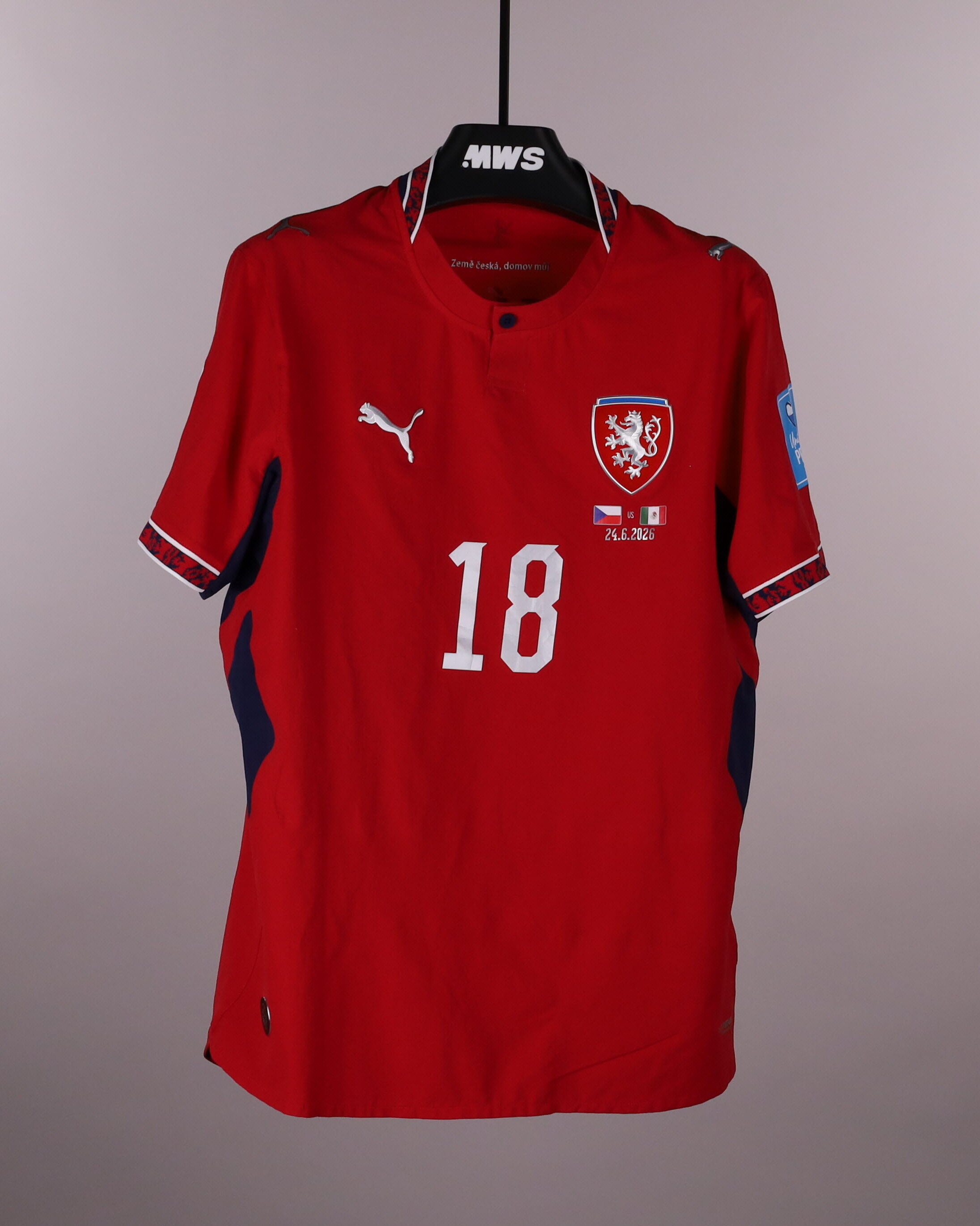 Michal Sadílek | Czechia - Mexico | MatchWornShirt