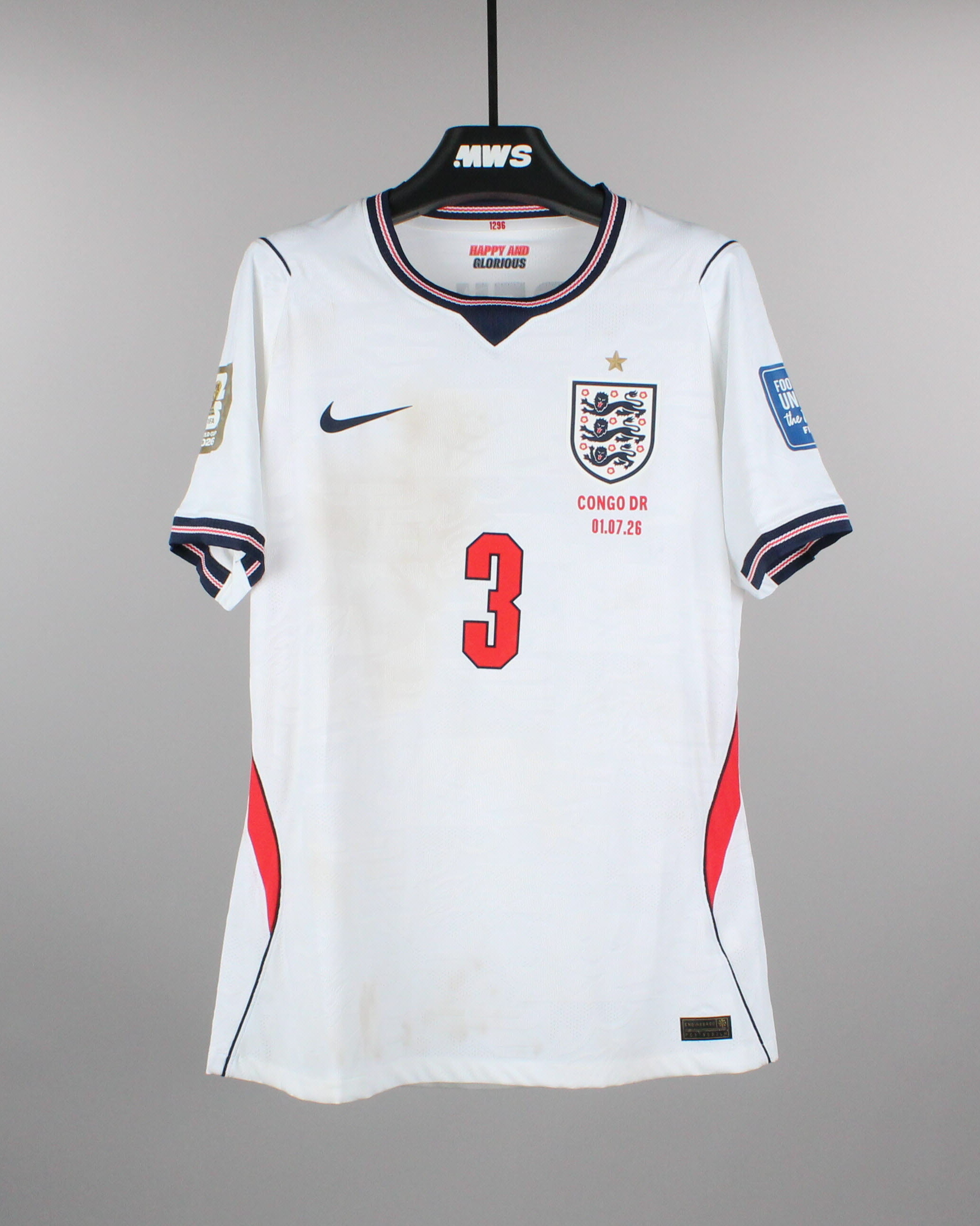 Nico O'Reilly England jersey
