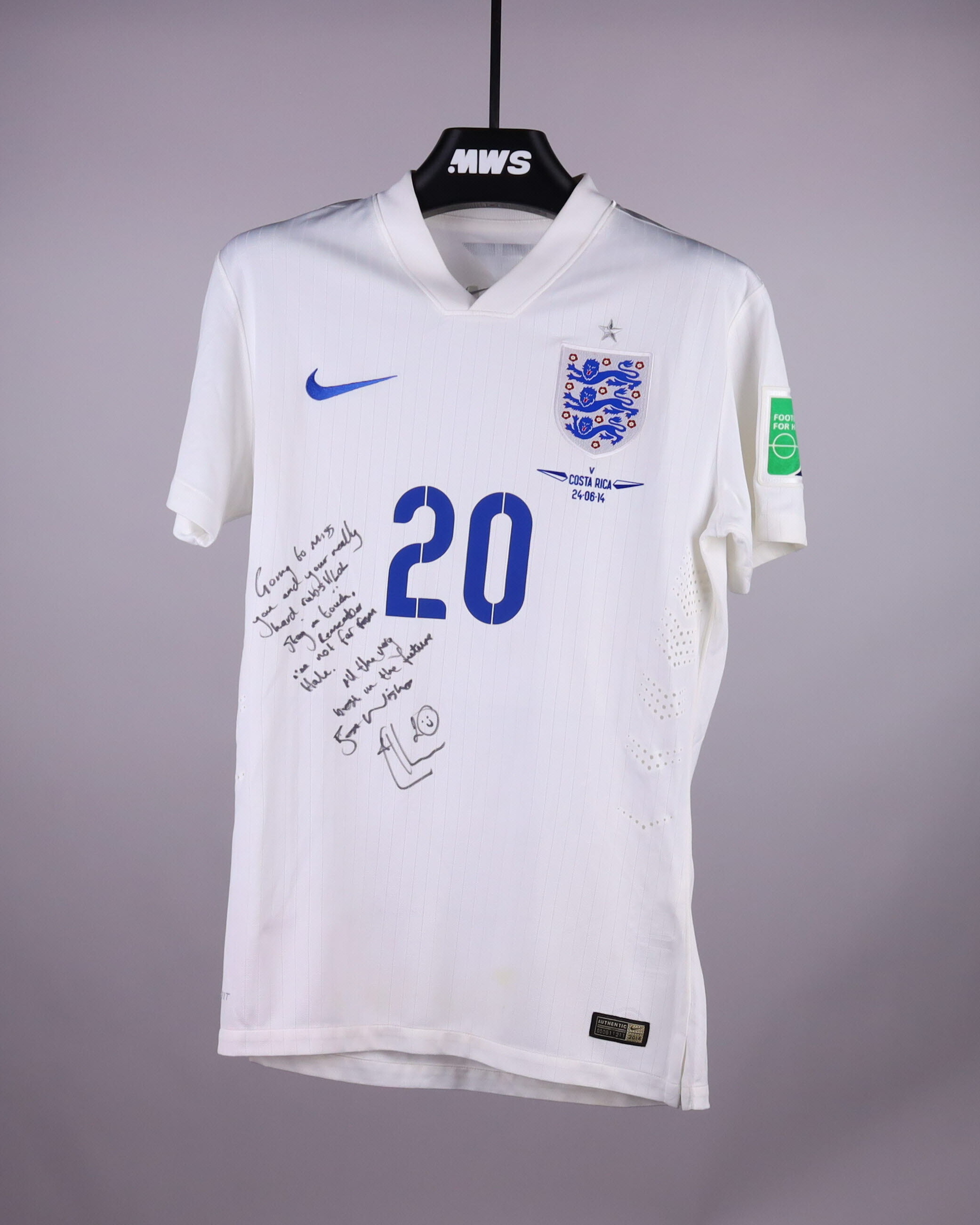 Adam Lallana England shirt