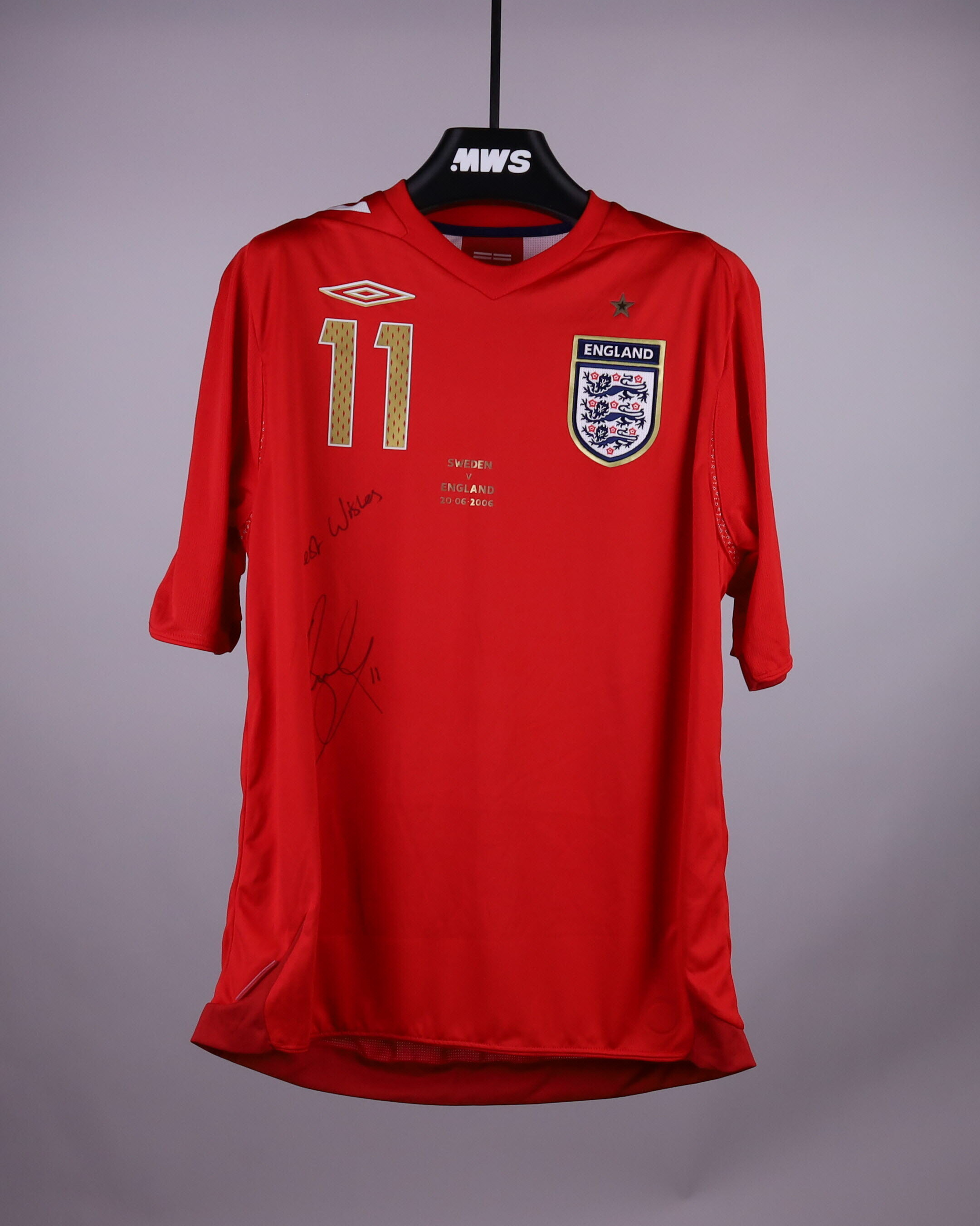 Joe Cole England shirt