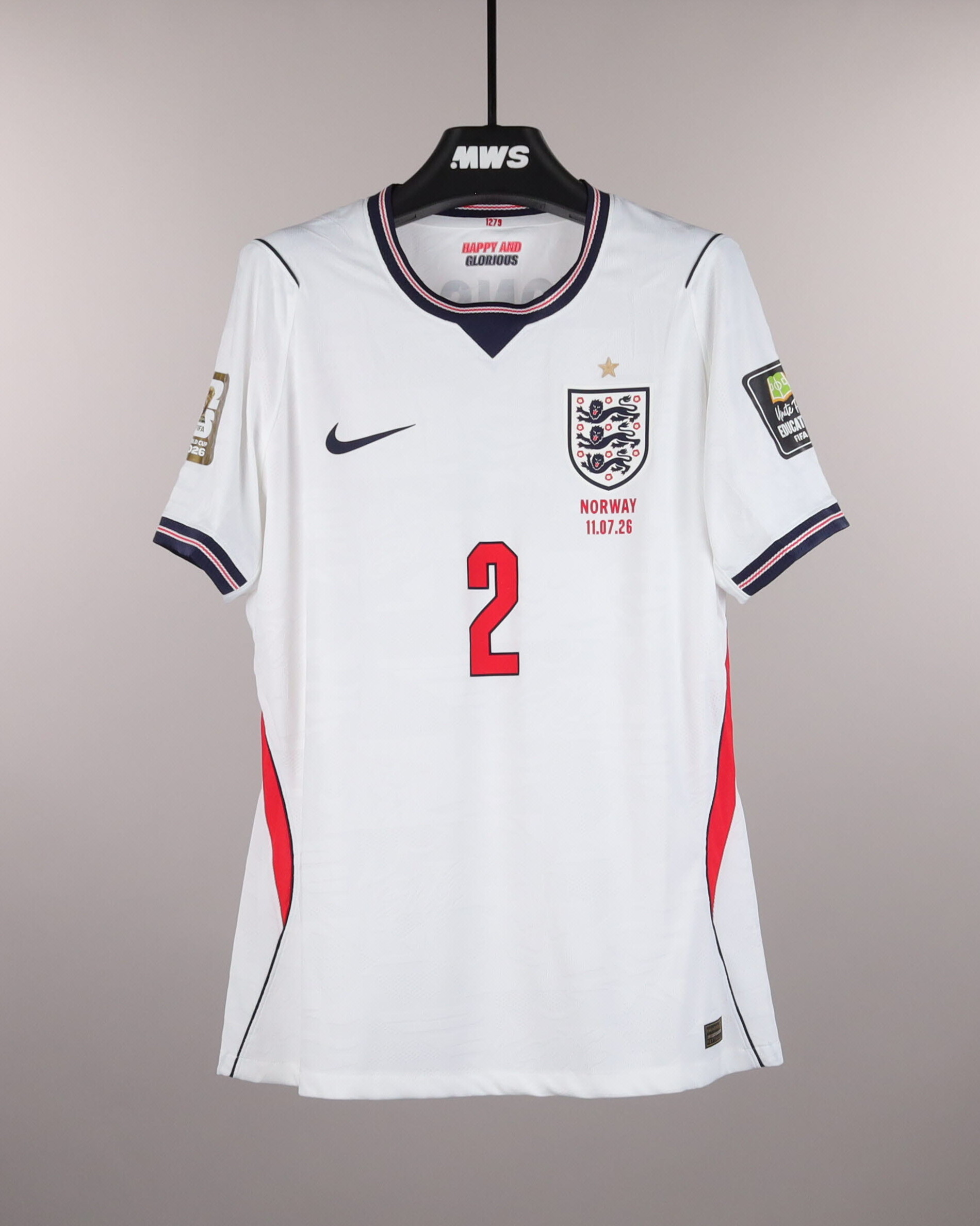 イングランド代表ユニフォーム 2026 | MatchWornShirt