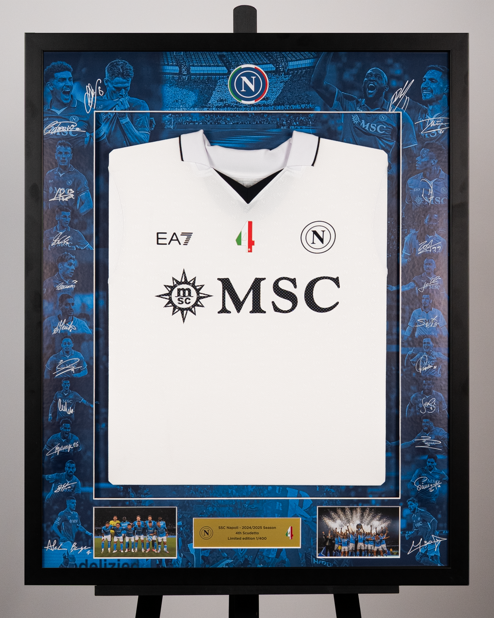 SSC Napoli Framed Away Shirt 24/25