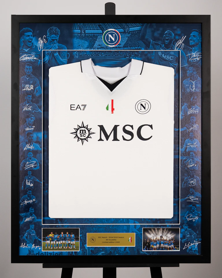 SSC Napoli Framed Away Shirt 24/25