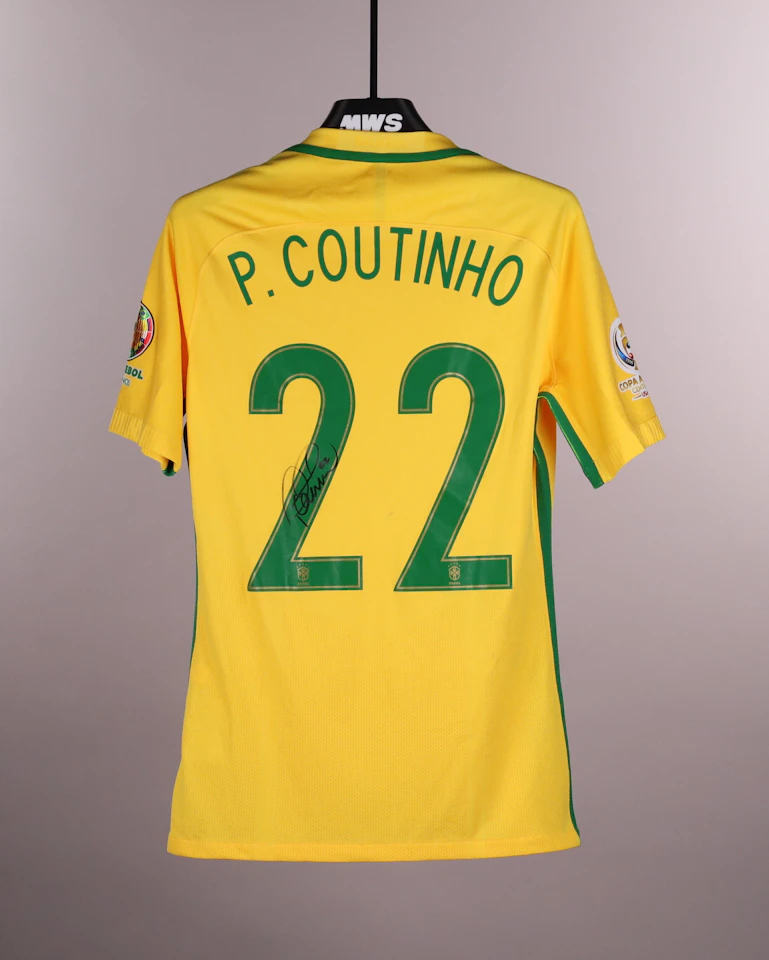 Philippe Coutinho Brazil shirt