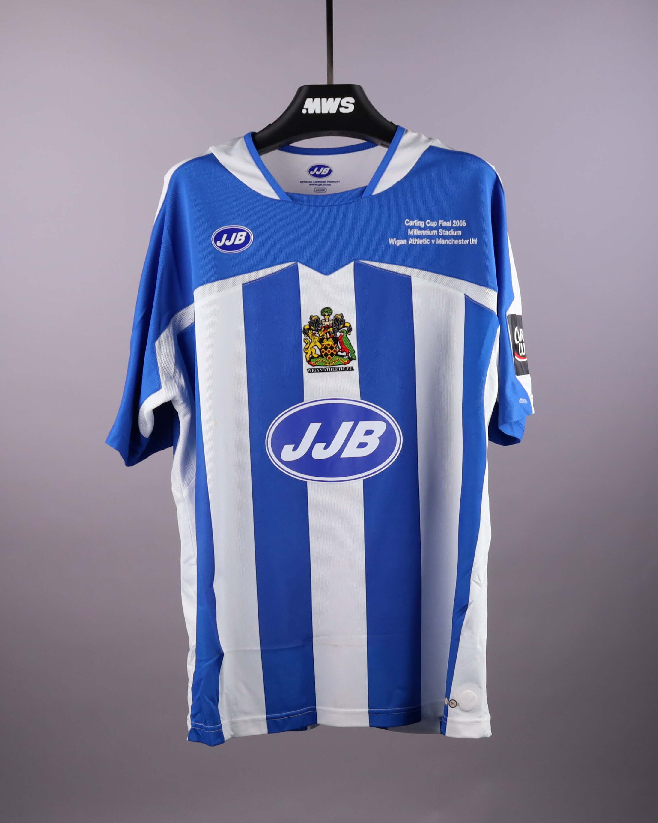 Lee McCulloch Wigan Athletic camisa.