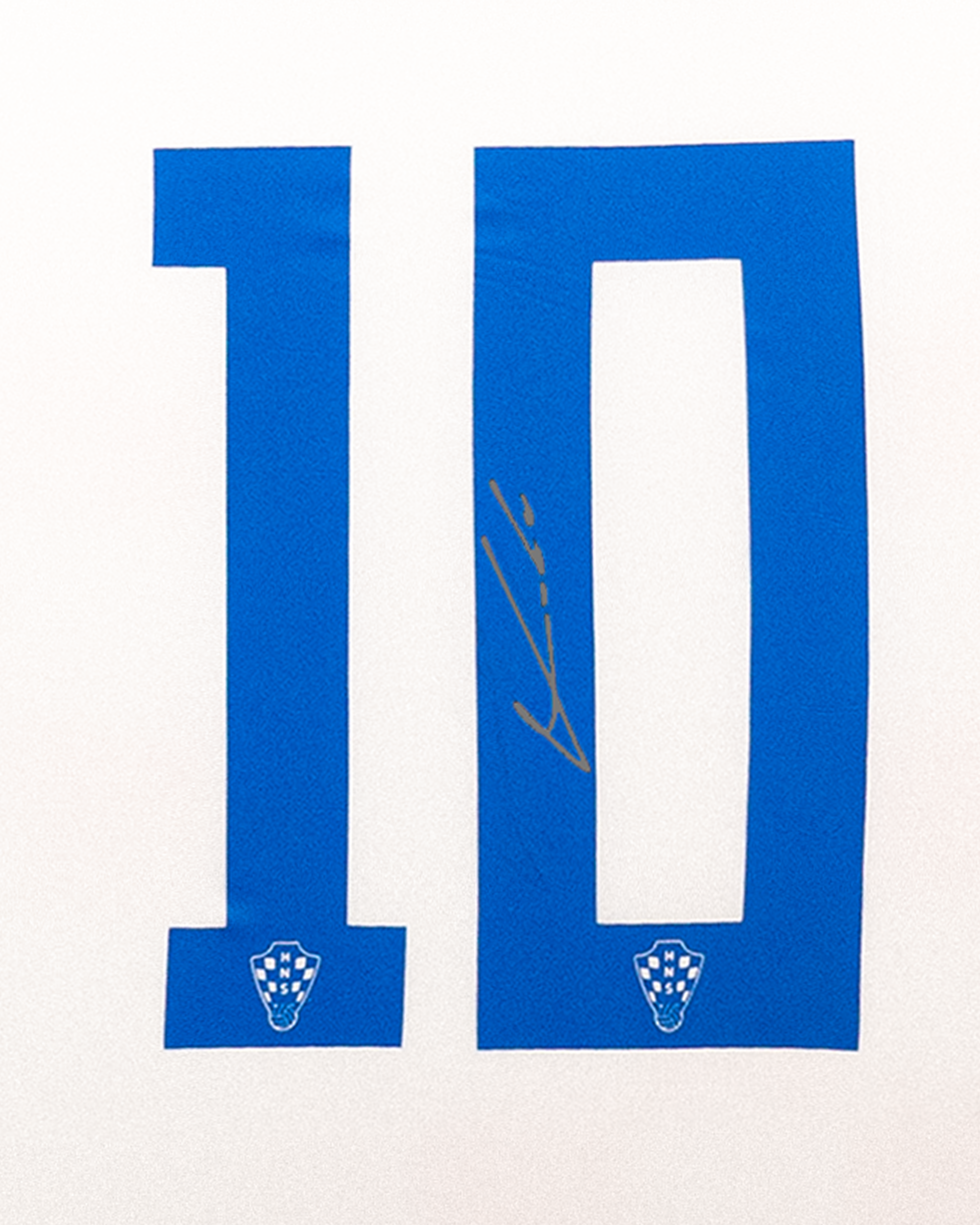 Luka Modrić Signed Framed Croatia Home Shirt 22/23