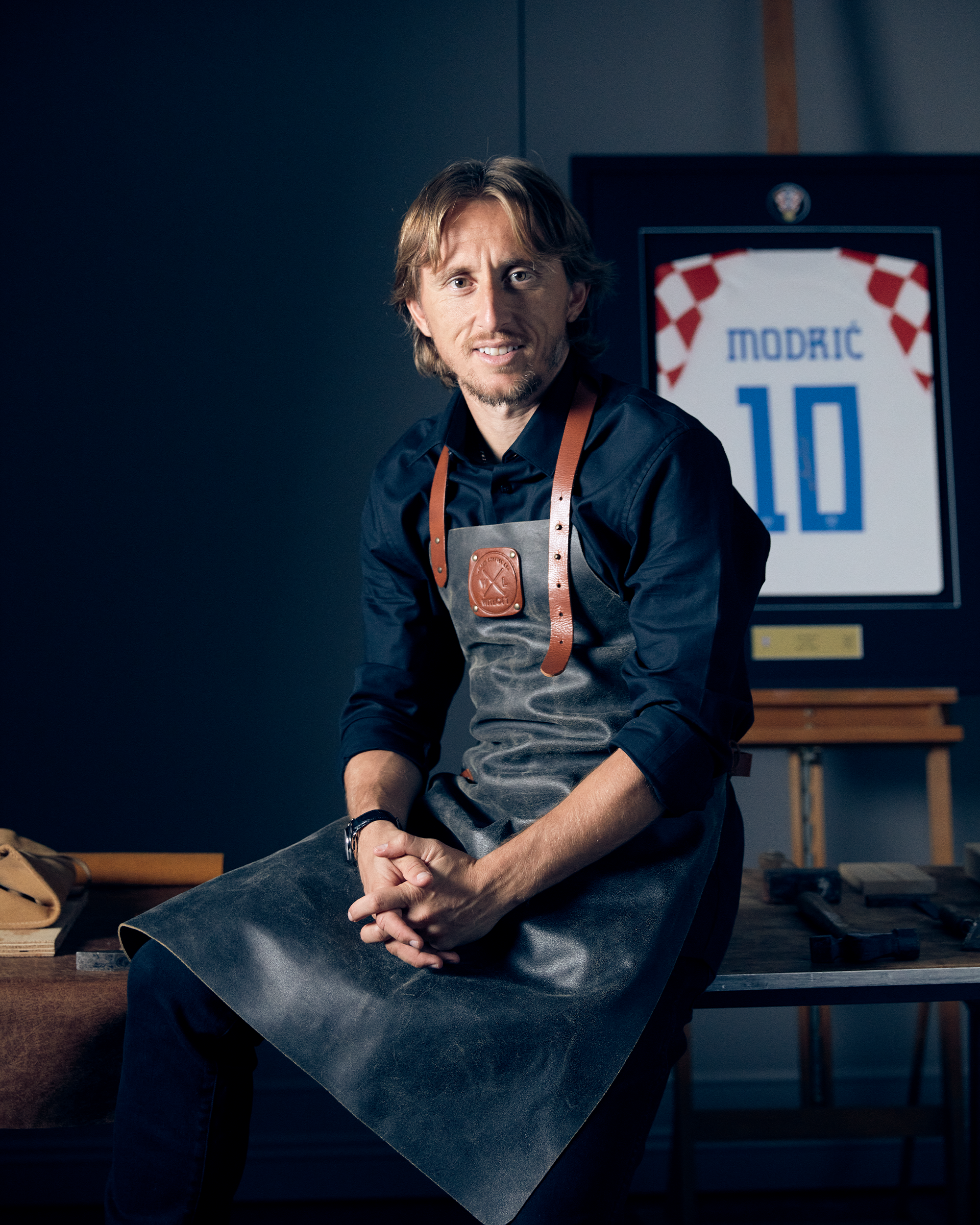 Luka Modrić Signed Framed Croatia Home Shirt 22/23