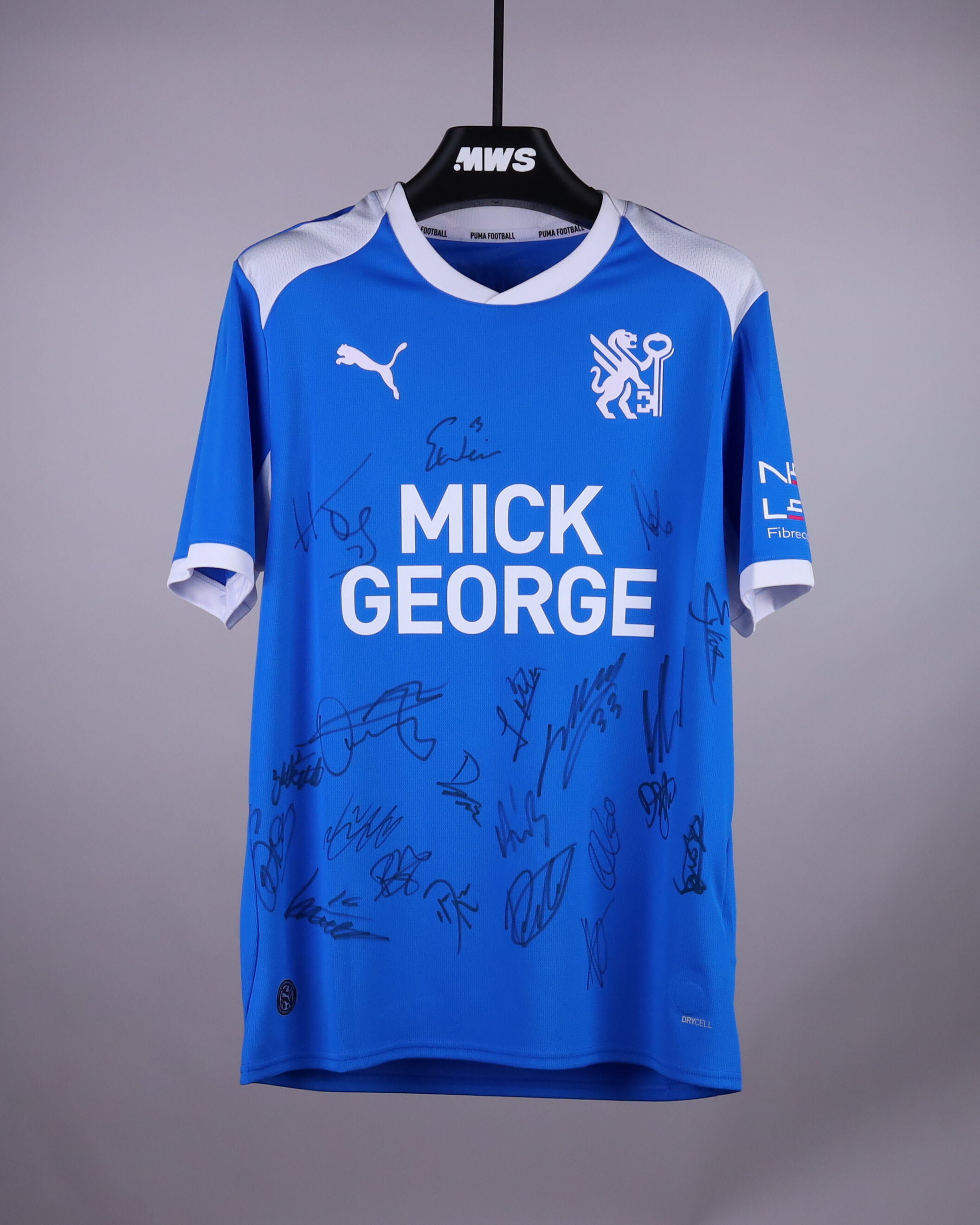 Squad Signed Shirt - 1 Peterborough United shirt