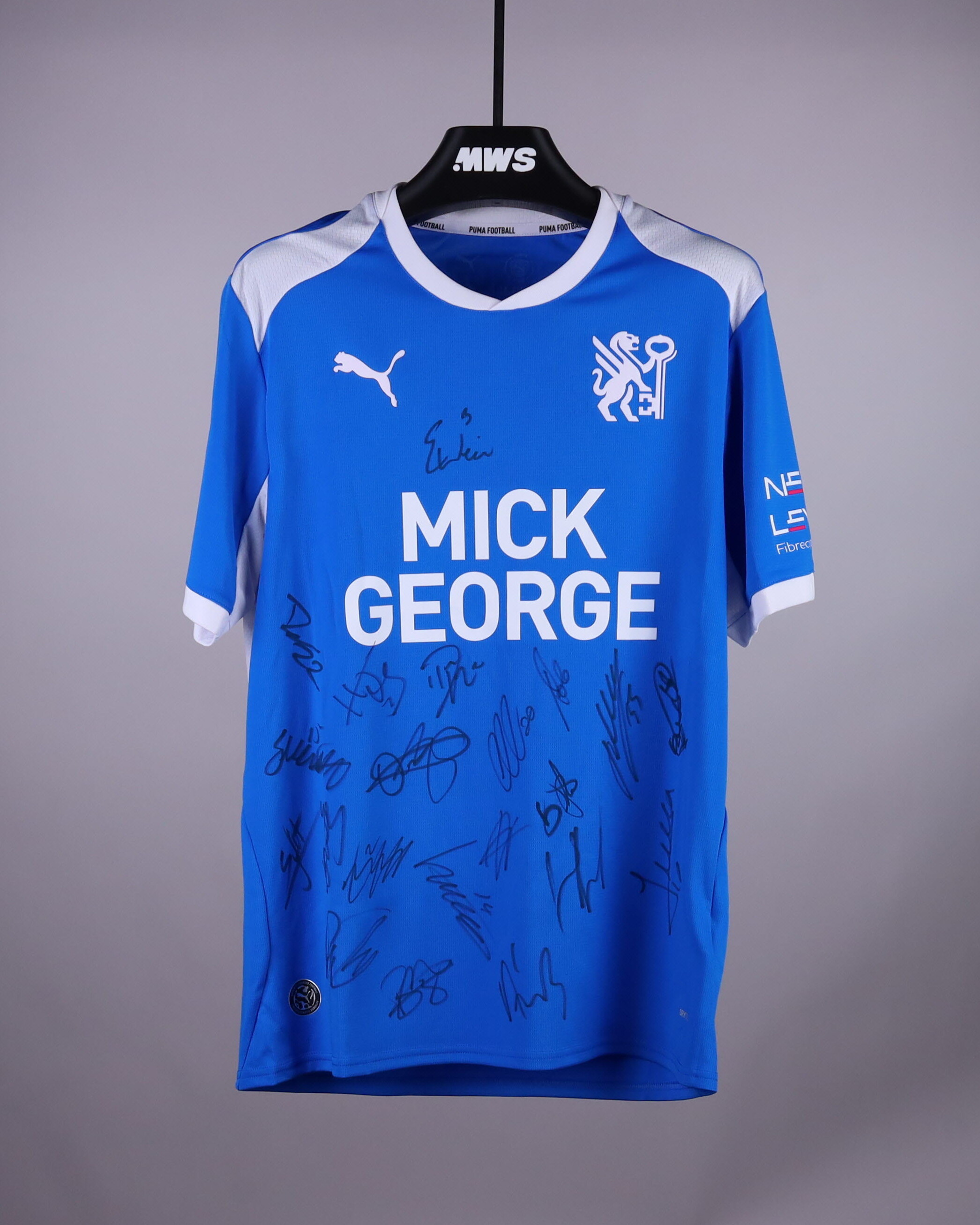 Squad Signed Shirt - 2 Peterborough United shirt