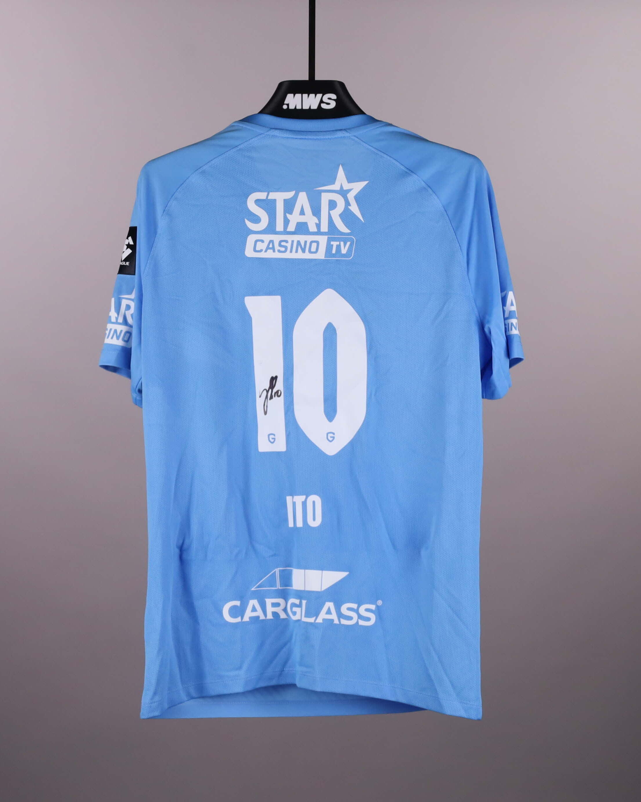 伊東純也　サイン入りオーセンティックユニフォーム　ゲンク Junya Ito 伊東純也 | KRC Genk - KVC Westerlo | MatchWornShirt