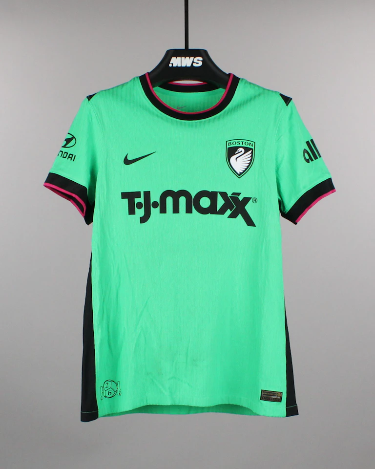 Nichelle Joseph Boston Legacy FC shirt