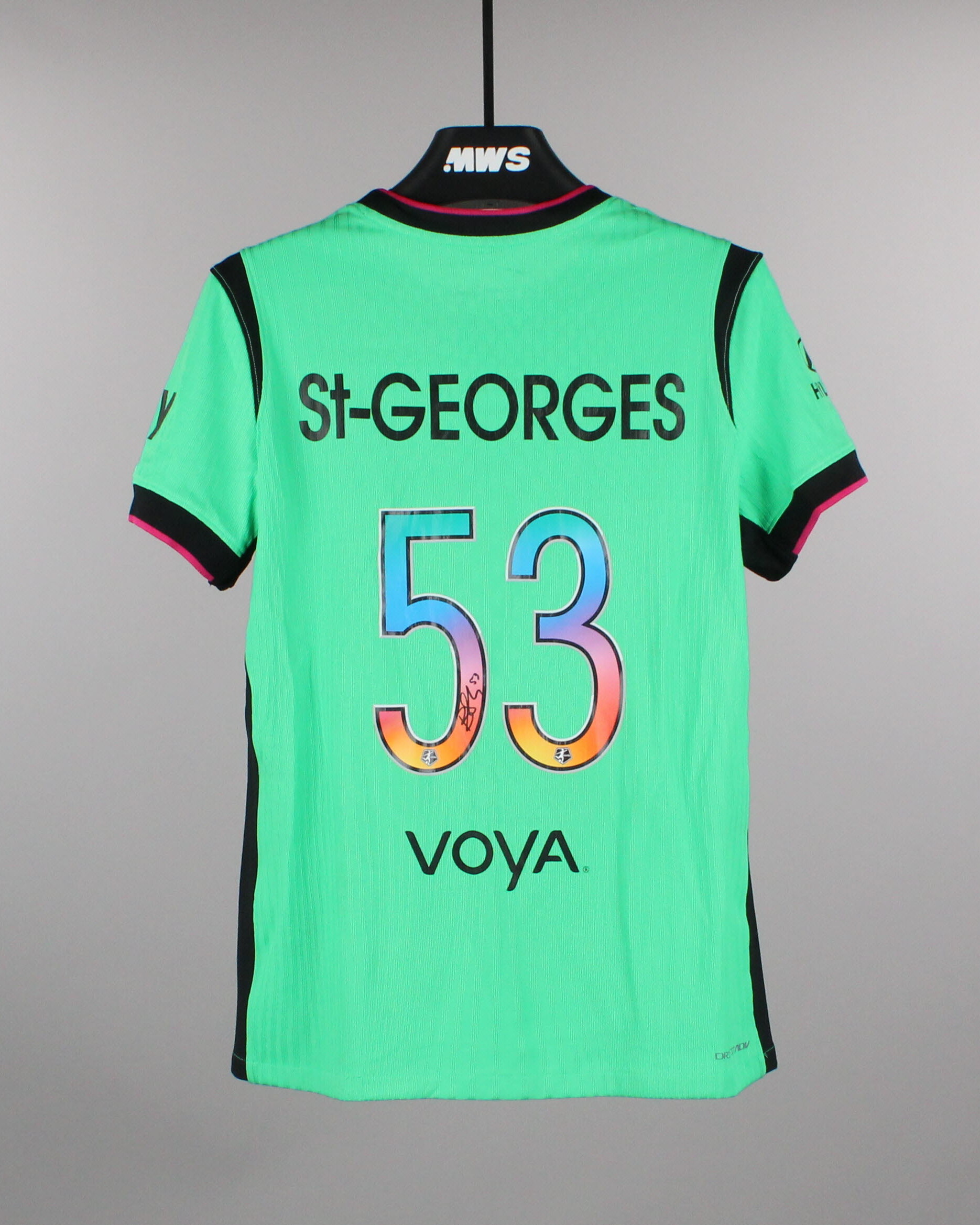 Bianca St-Georges Boston Legacy FC shirt
