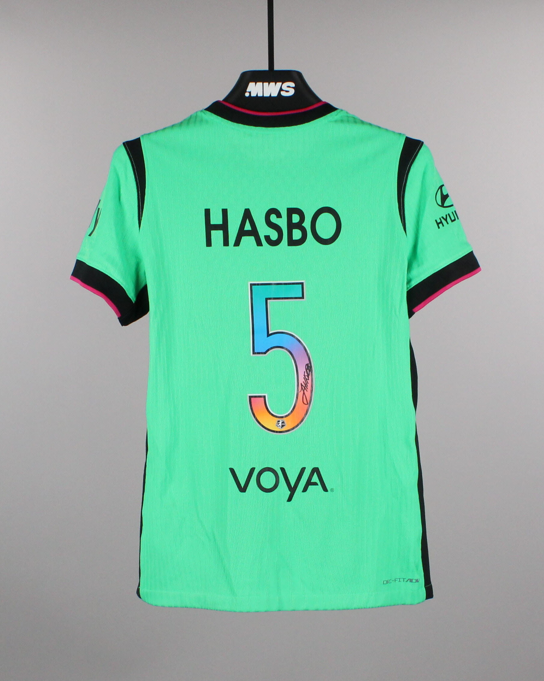 Josefine Hasbo Boston Legacy FC shirt
