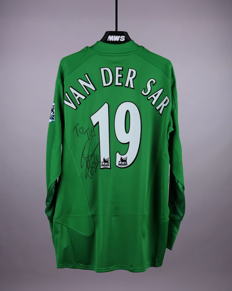 Edwin van der Sar Manchester United shirt
