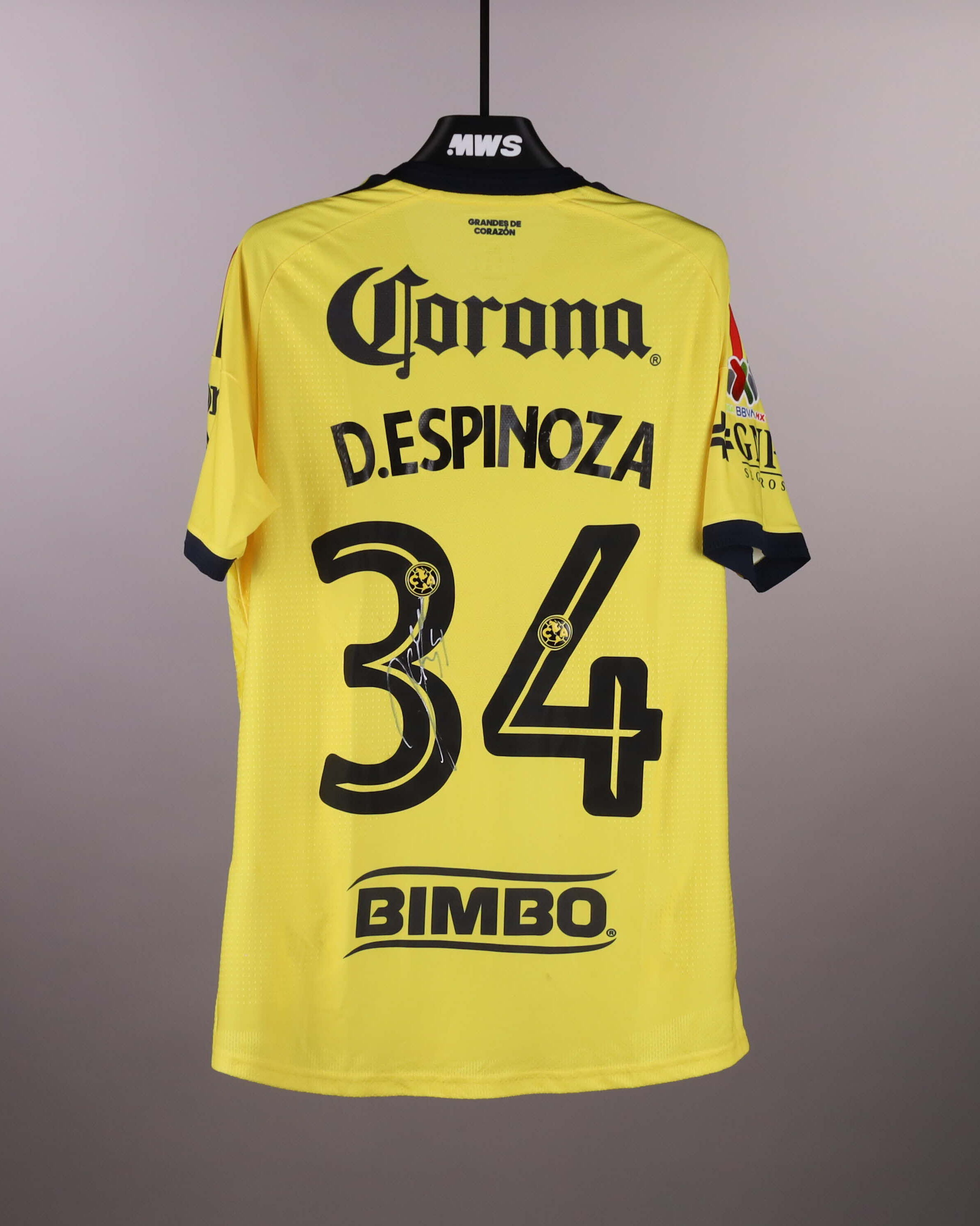 Dagoberto Espinoza Club América jersey