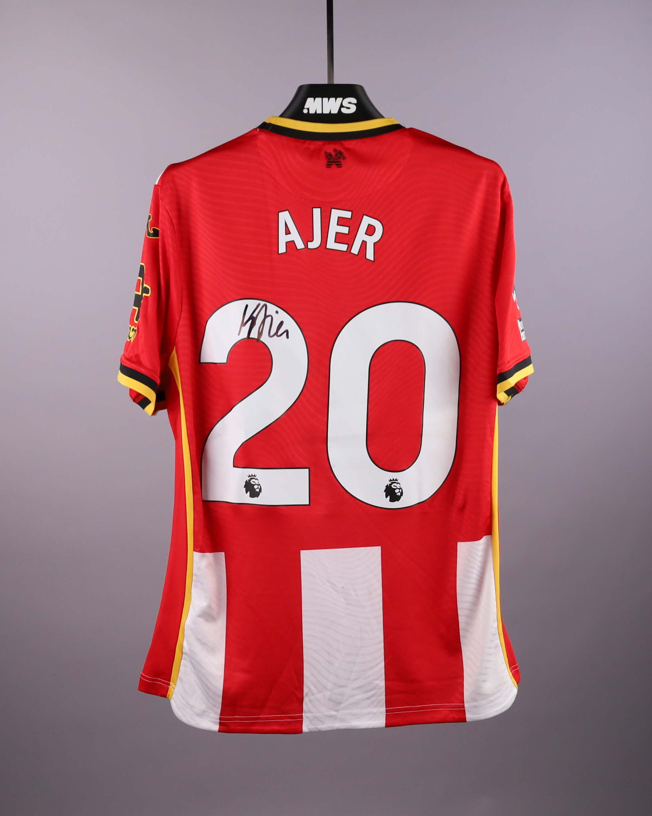 Kristoffer Vassbakk Ajer Brentford shirt