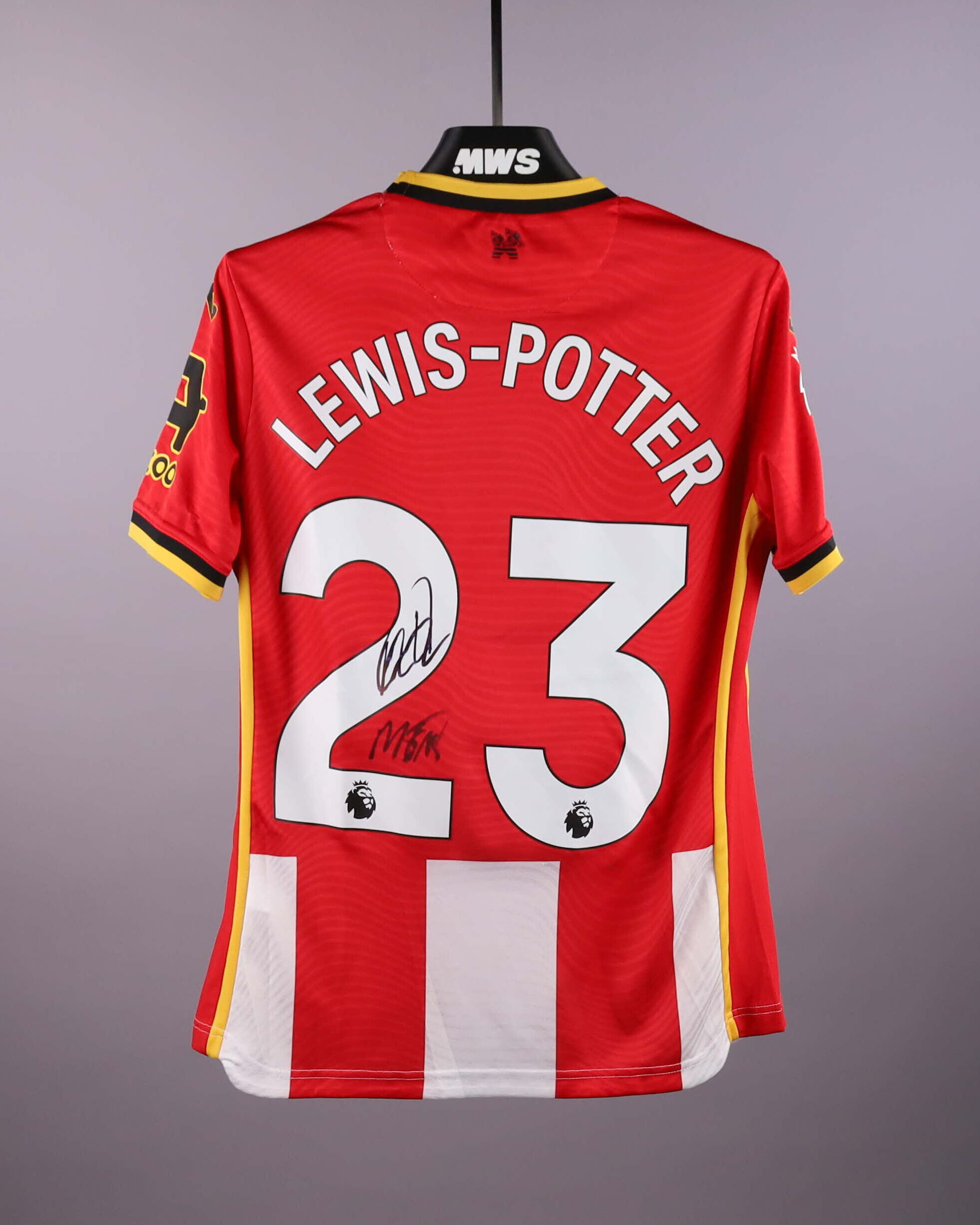Keane Lewis-Potter Brentford shirt