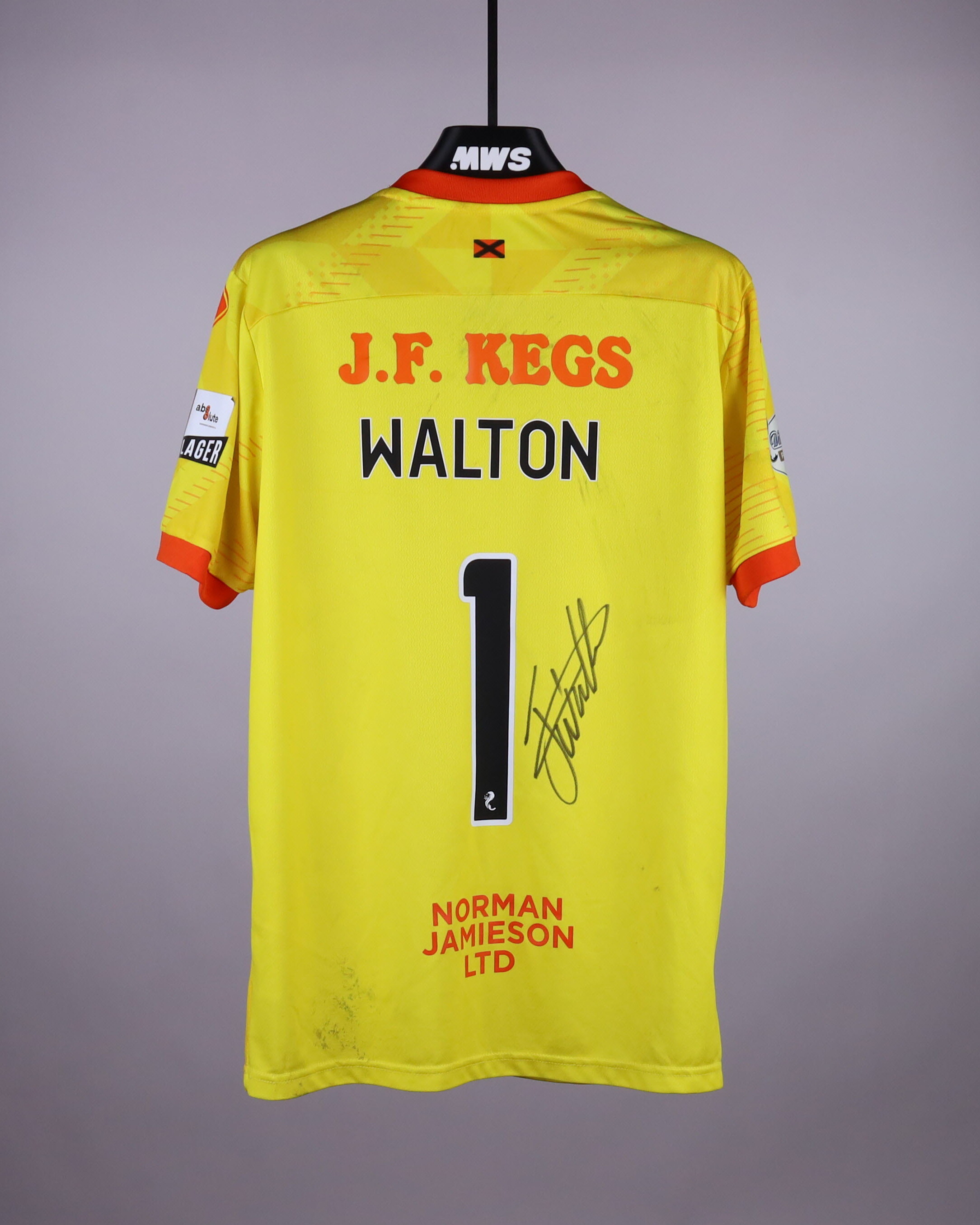 Jack Walton Dundee United jersey