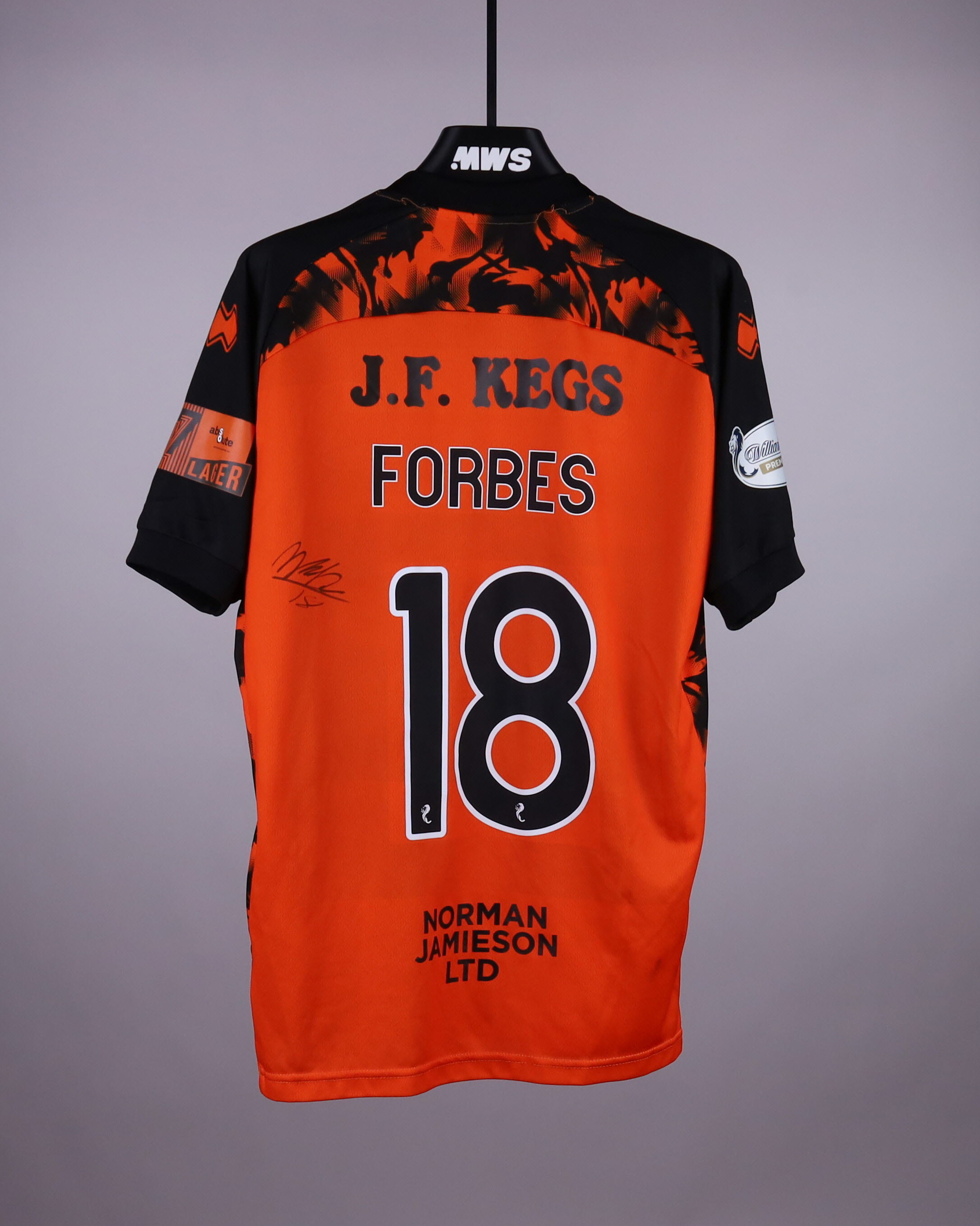 Michael Forbes Dundee United jersey