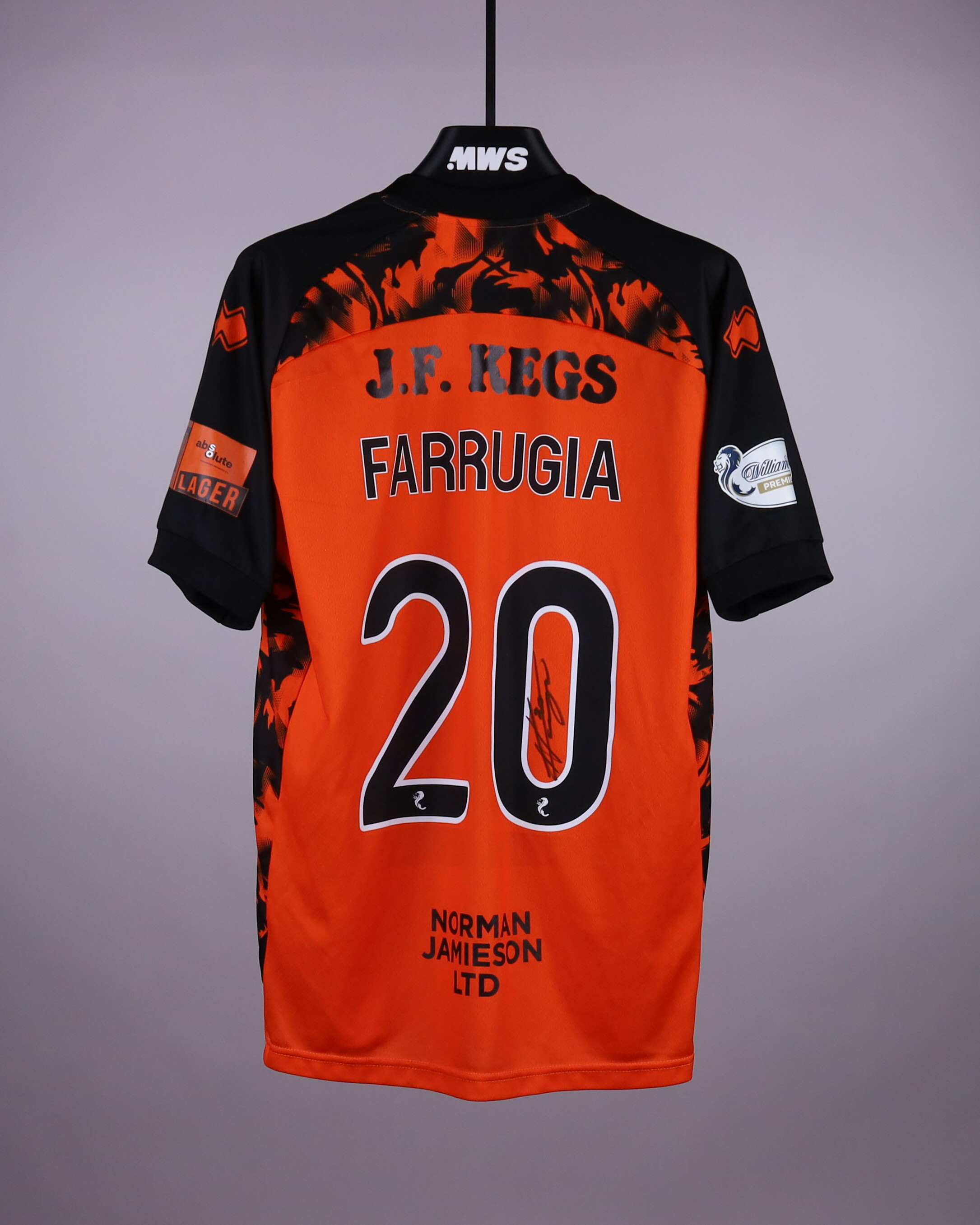 Neil Farrugia Dundee United jersey