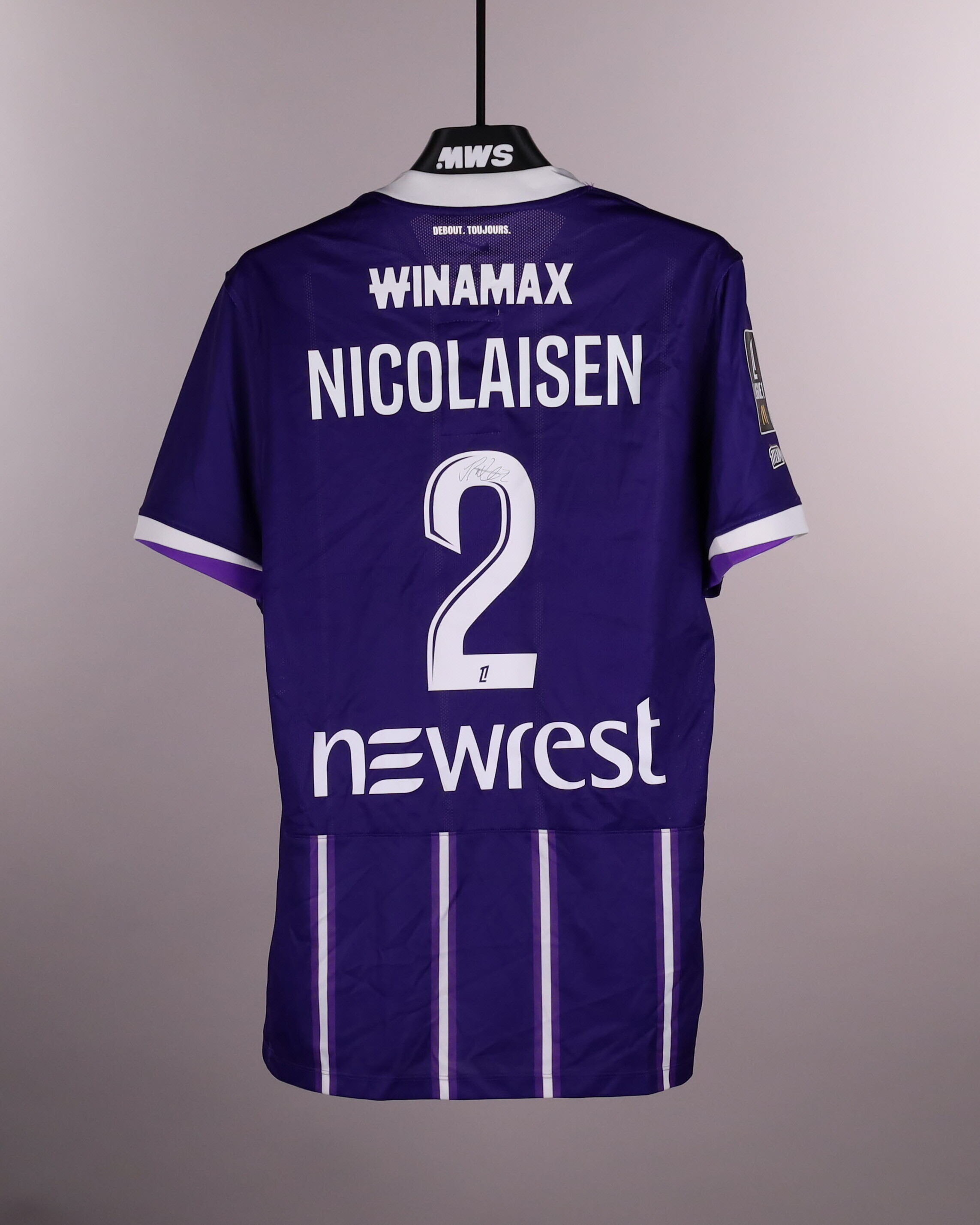 スタッド・トゥールズユニホーム Rasmus Nicolaisen | Toulouse FC - Olympique Lyonnais | MWS