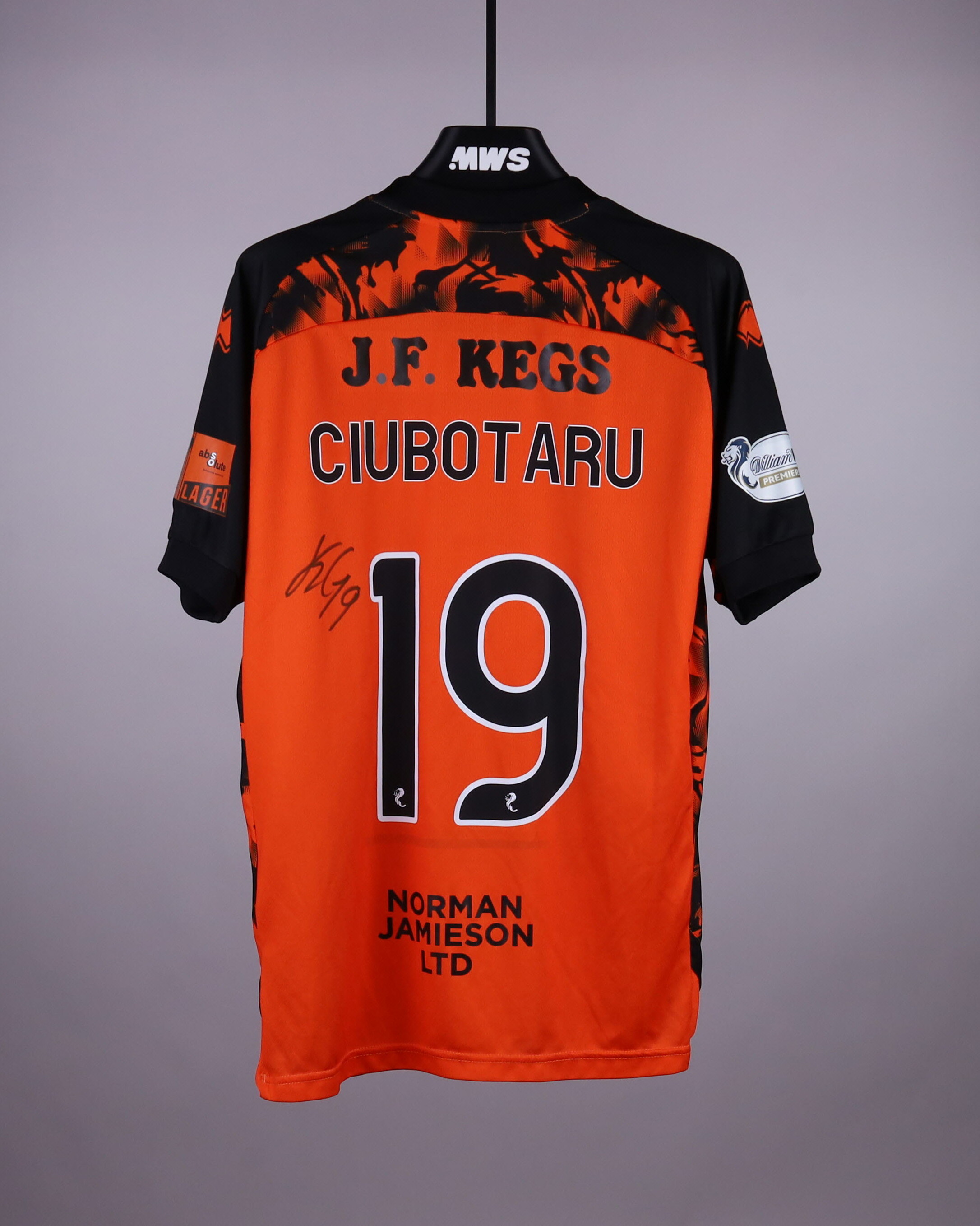 Kevin Ciubotaru Dundee United jersey